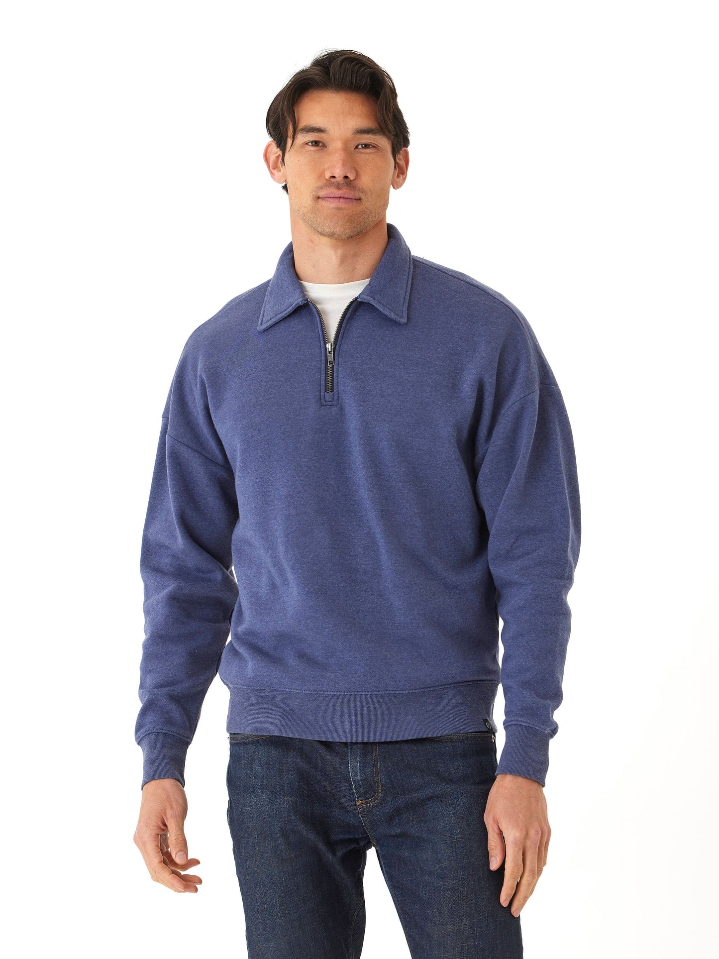 Gabe Mineral Wash Fleece 1/4 Zip Pullover