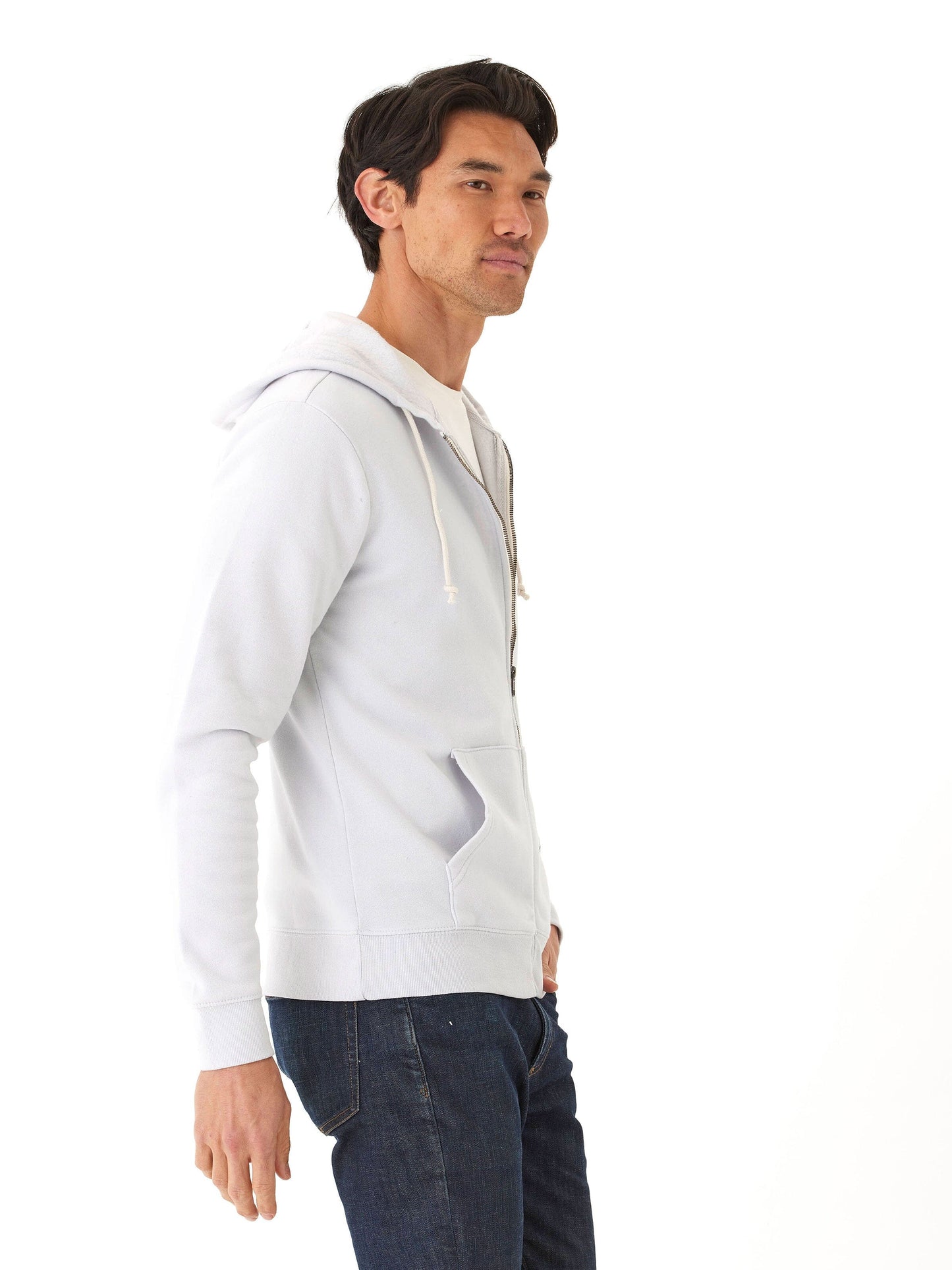 Jordyn Mineral Wash Fleece Full Zip Hoodie