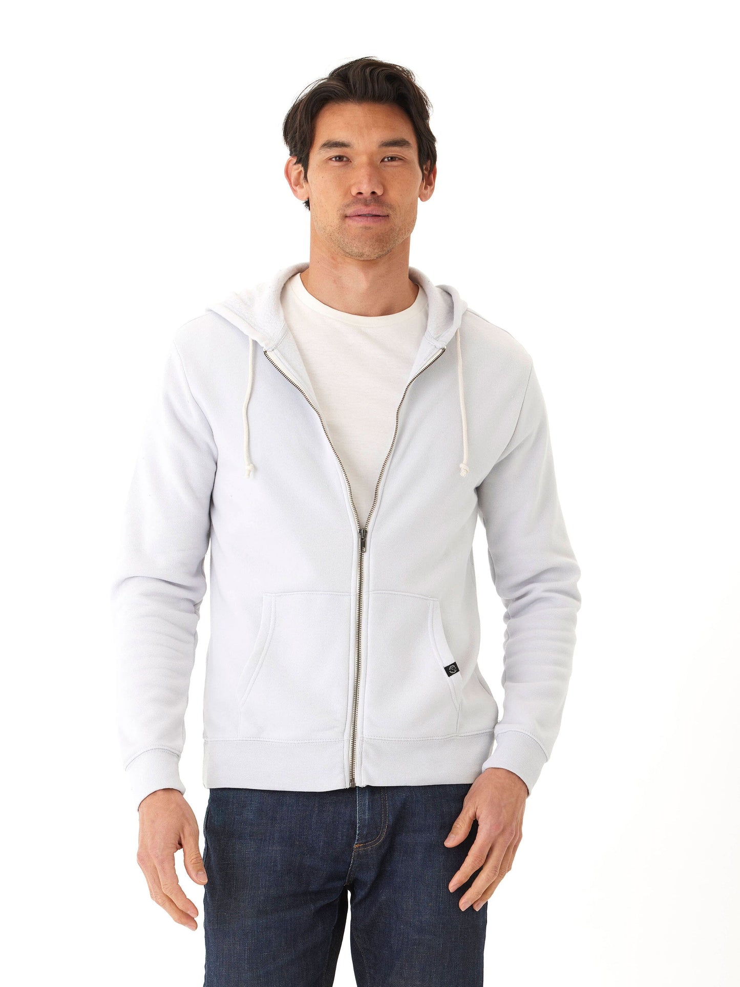 Jordyn Mineral Wash Fleece Full Zip Hoodie