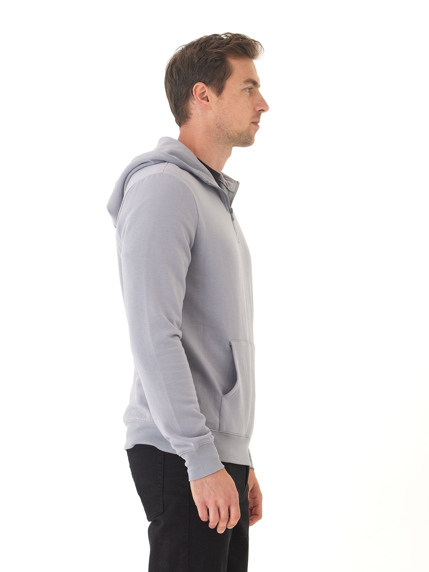 Colton Modal Fleece Half Zip Hoodie
