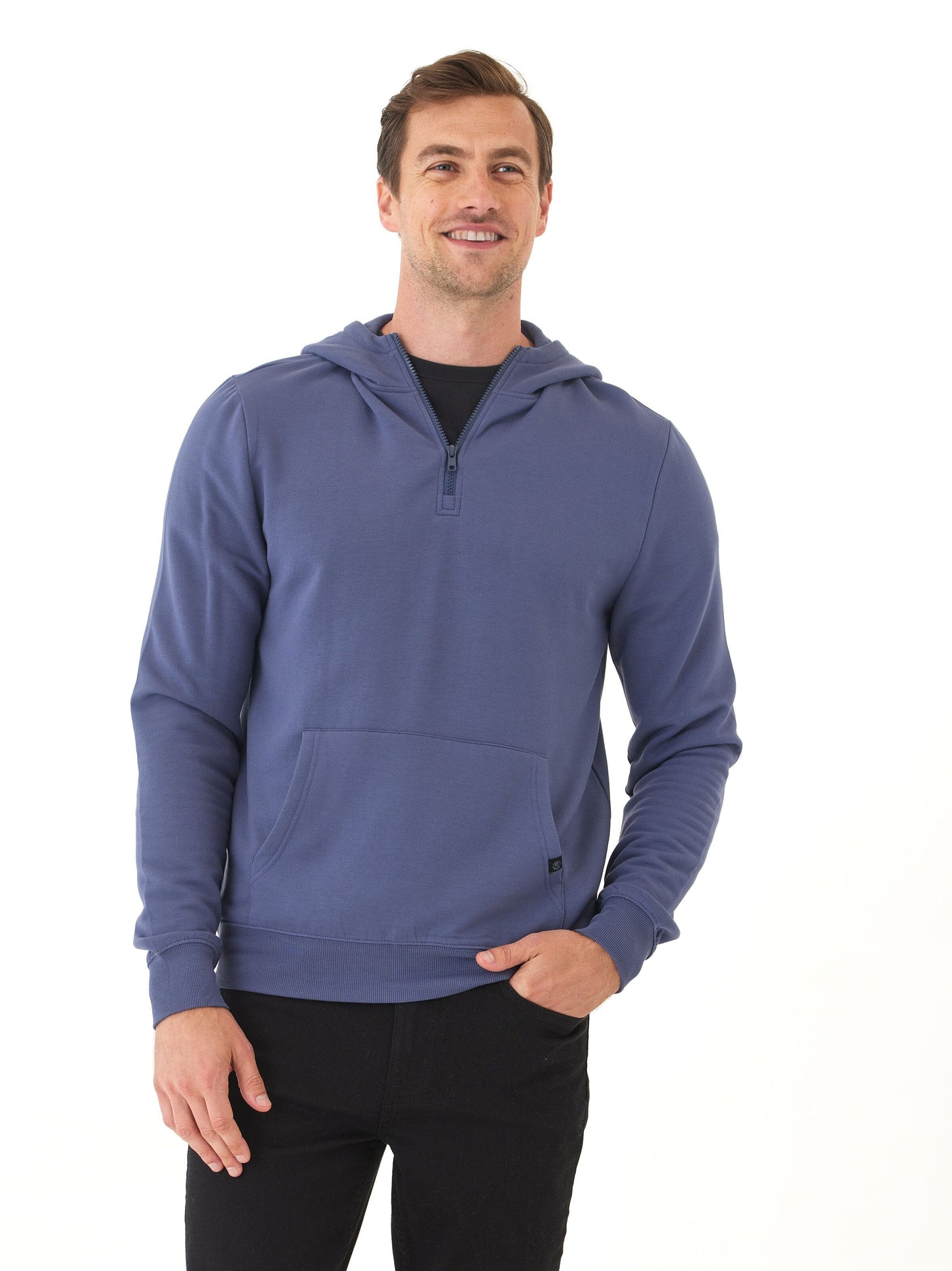 Colton Modal Fleece Half Zip Hoodie