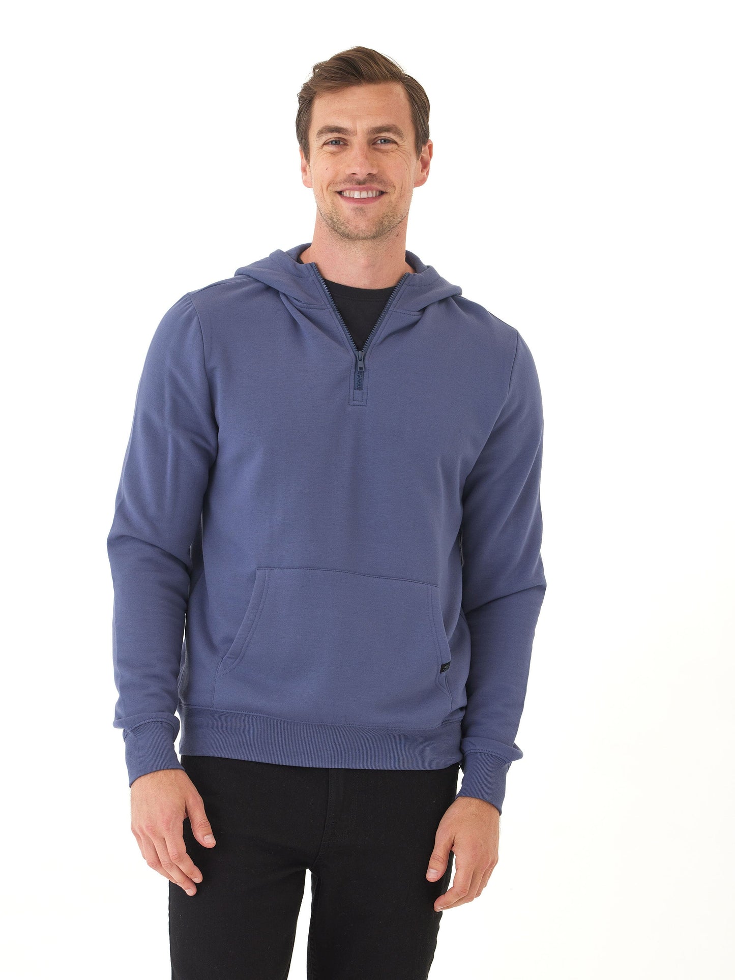 Colton Modal Fleece Half Zip Hoodie