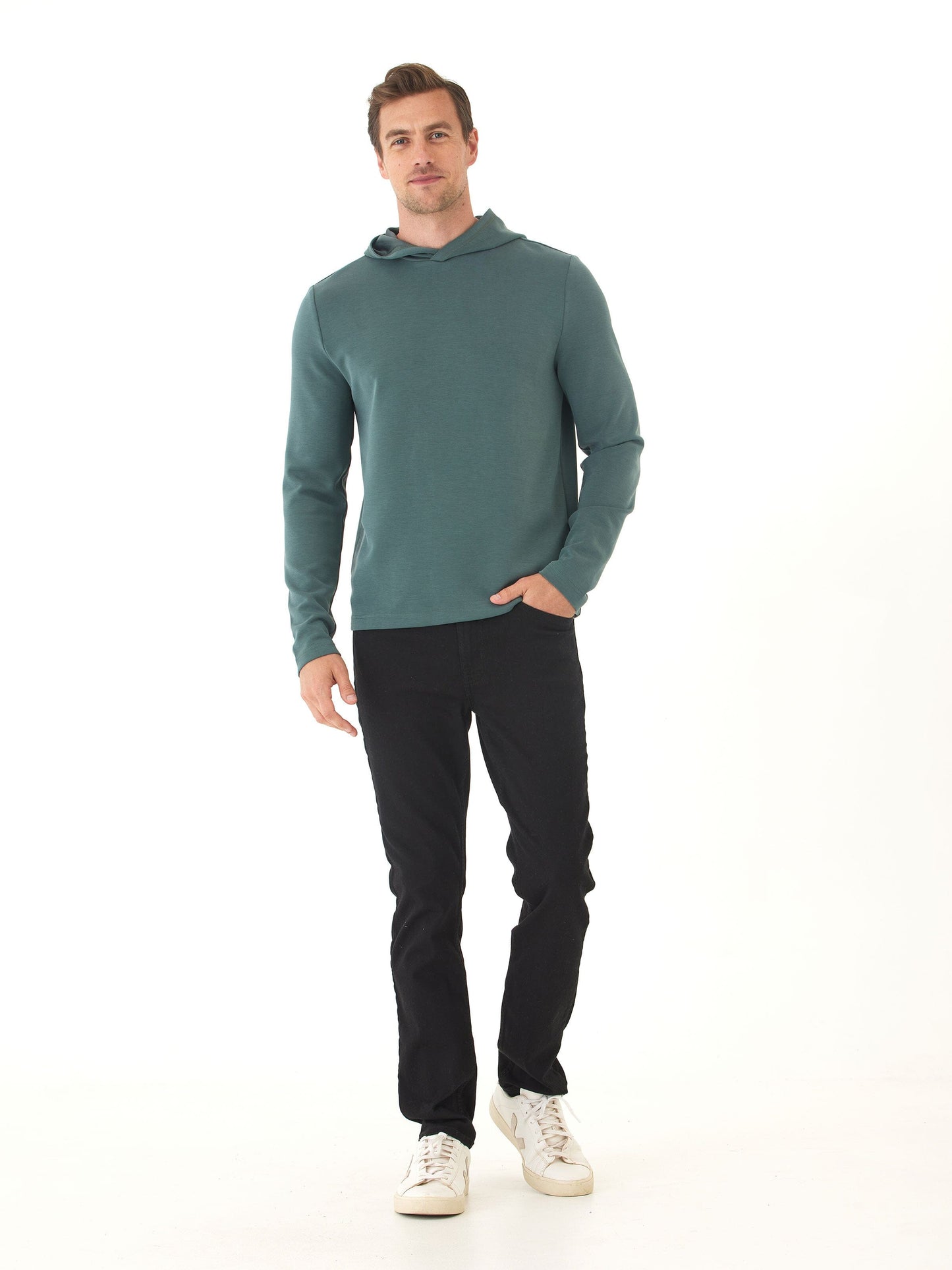 Dex Sueded Modal Pullover Hoodie