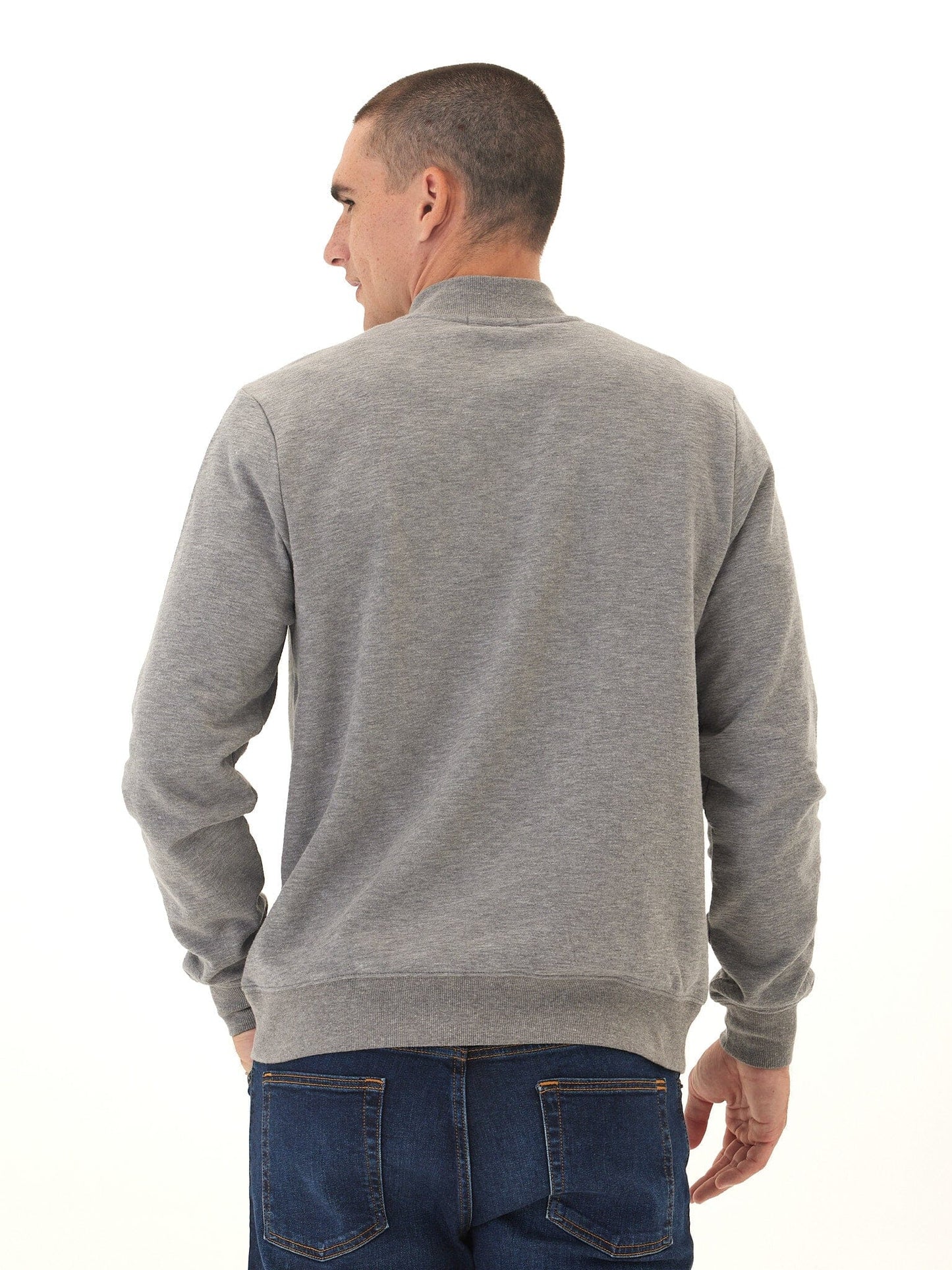 Christian Comfort Slub Terry Half Zip Pullover