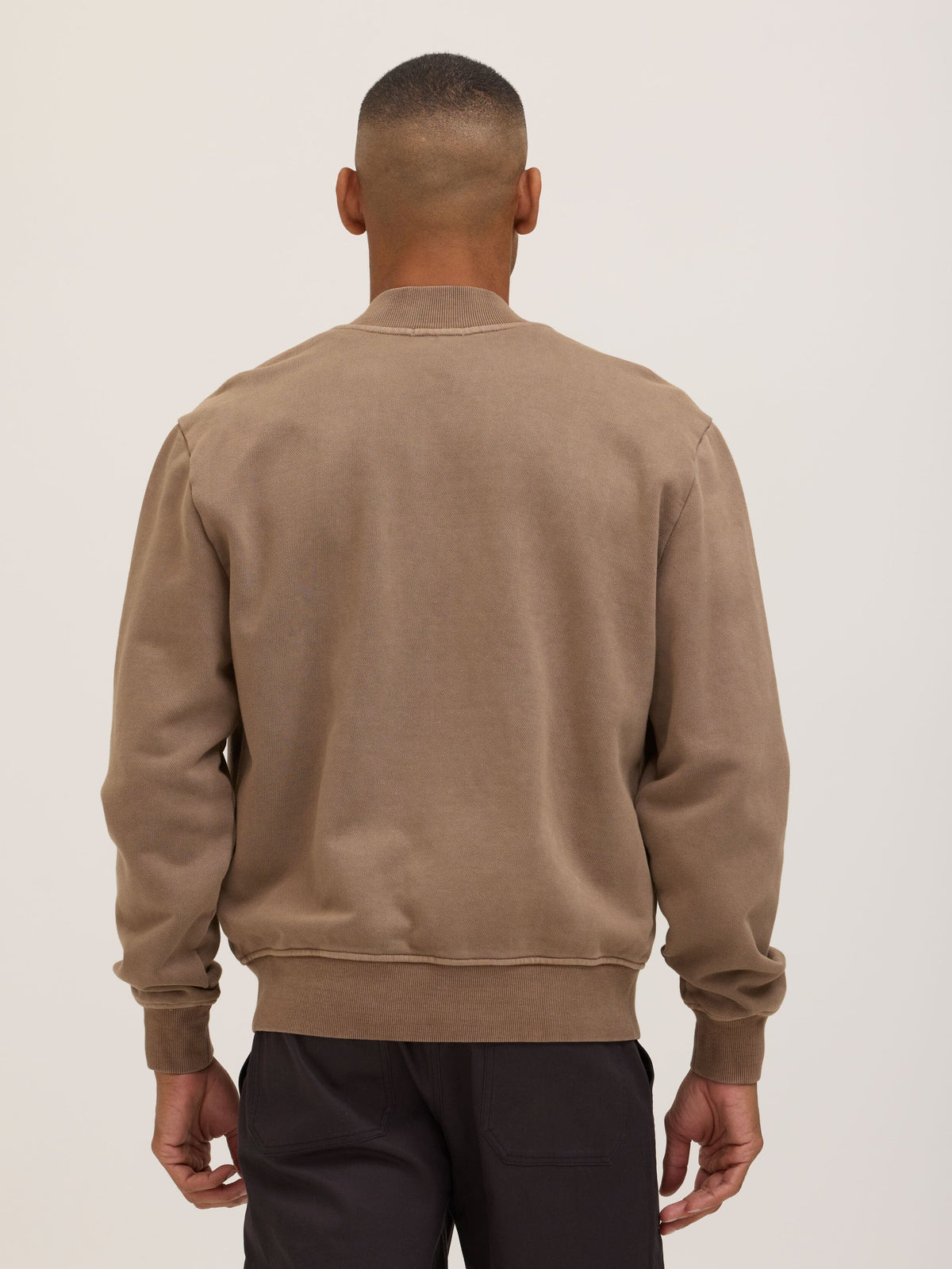 Walter Mineral Wash Heavy Terry Bomber Jacket