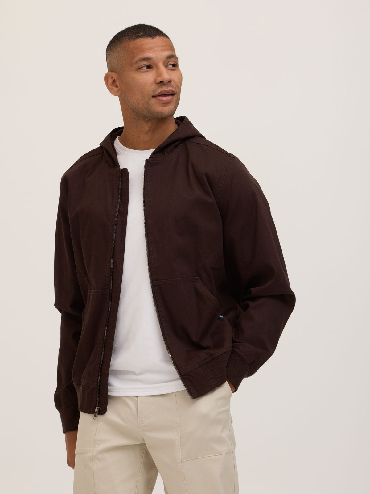 Tommie Eco Stretch Woven Zip Hoodie