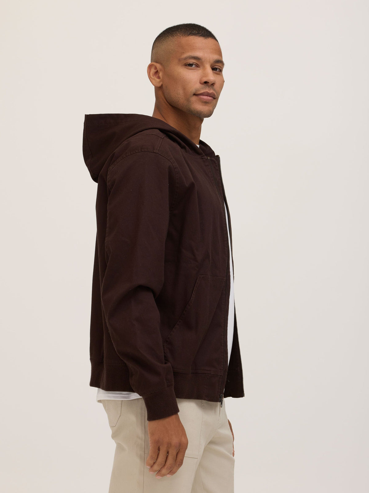 Tommie Eco Stretch Woven Zip Hoodie