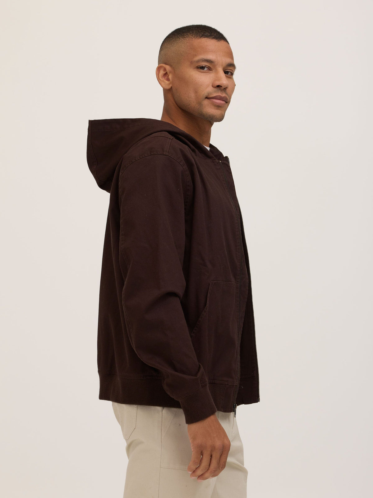 Tommie Eco Stretch Woven Zip Hoodie