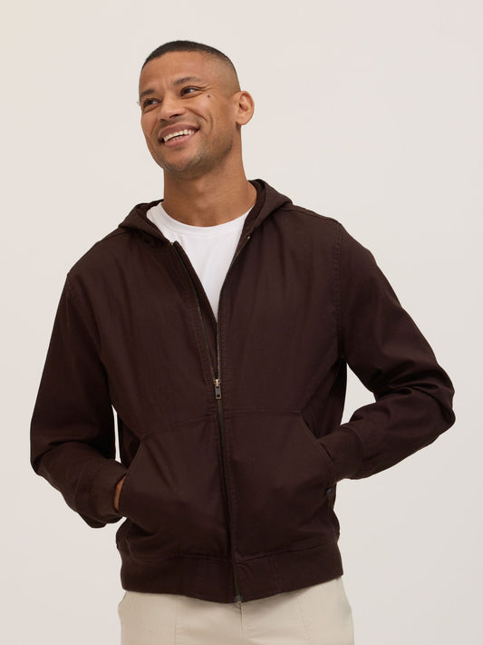 Tommie Eco Stretch Woven Zip Hoodie