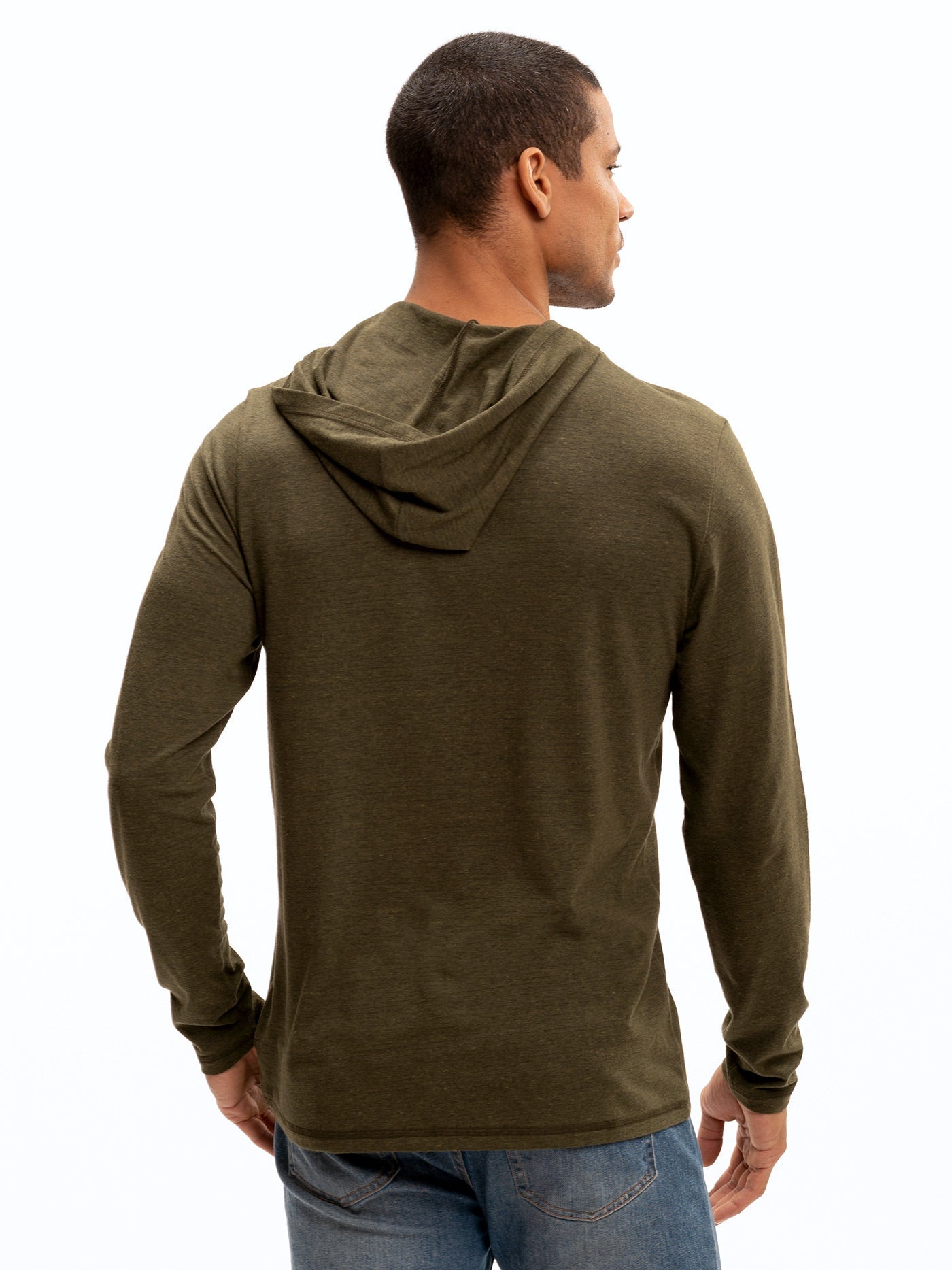 Long Sleeve Triblend Tee Shirt Hoodie