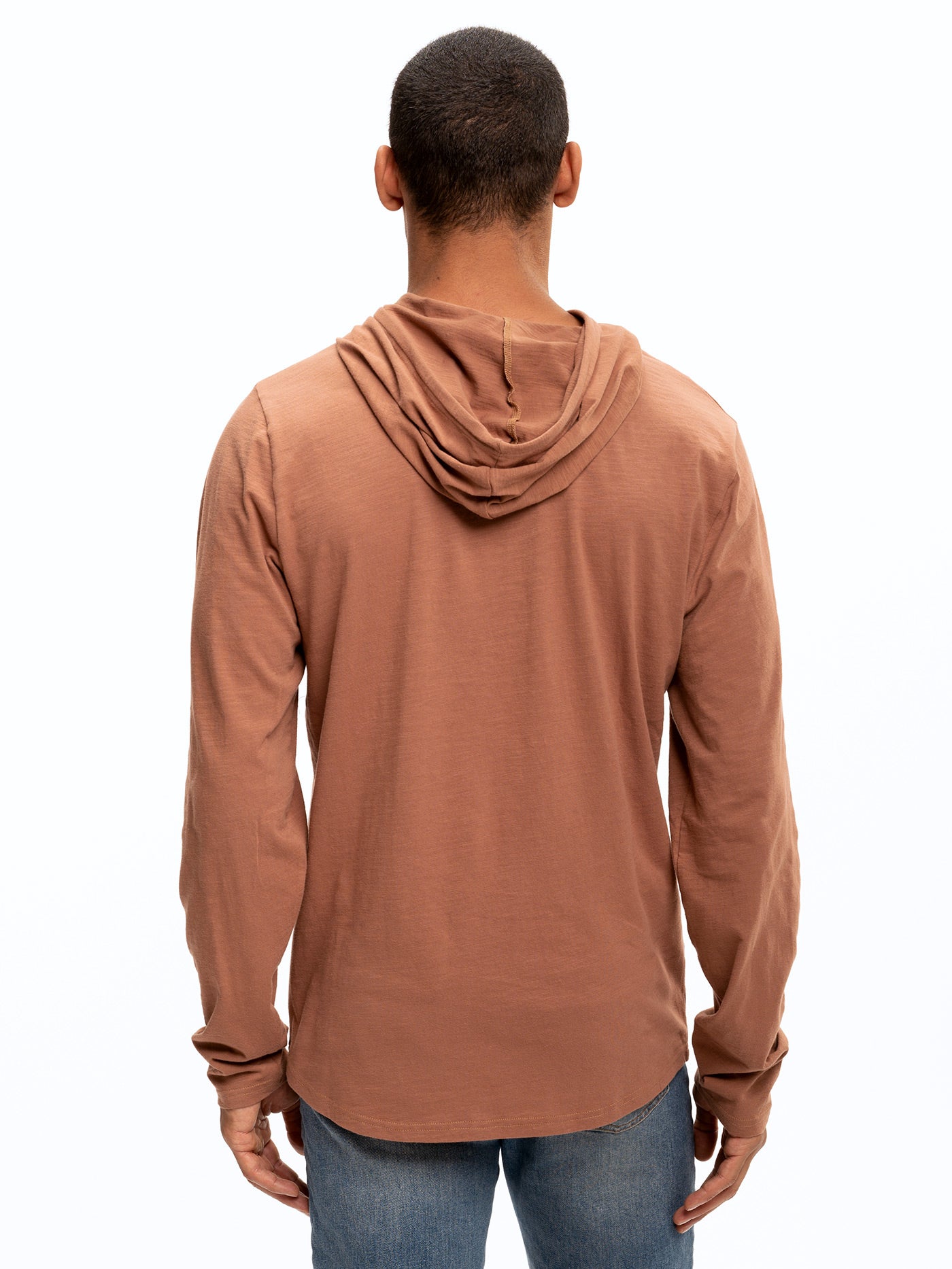 Slub Jersey Pullover Hoodie