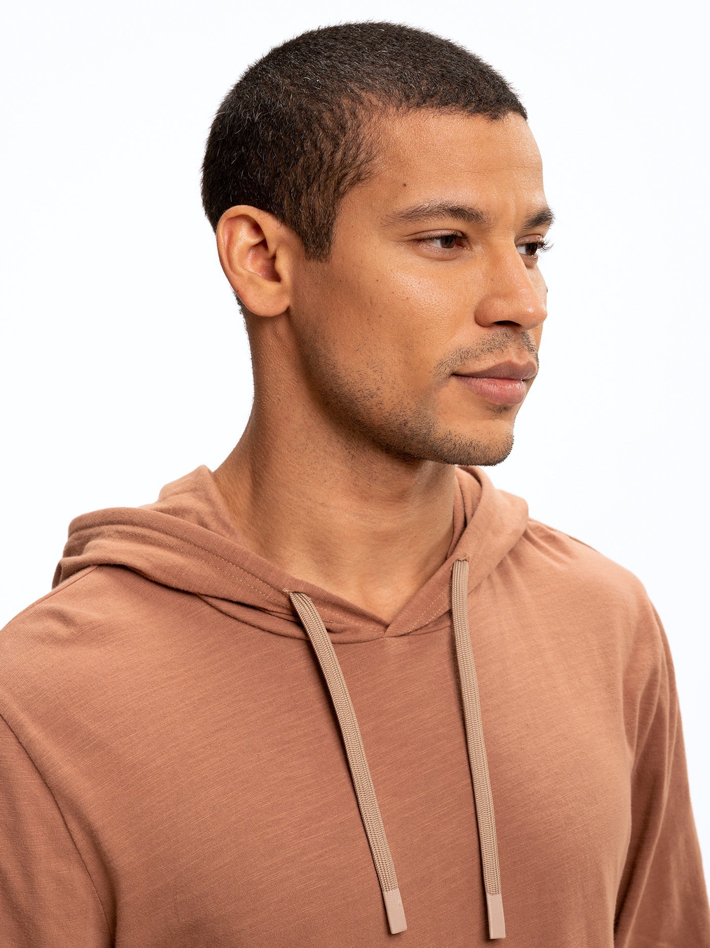 Slub Jersey Pullover Hoodie