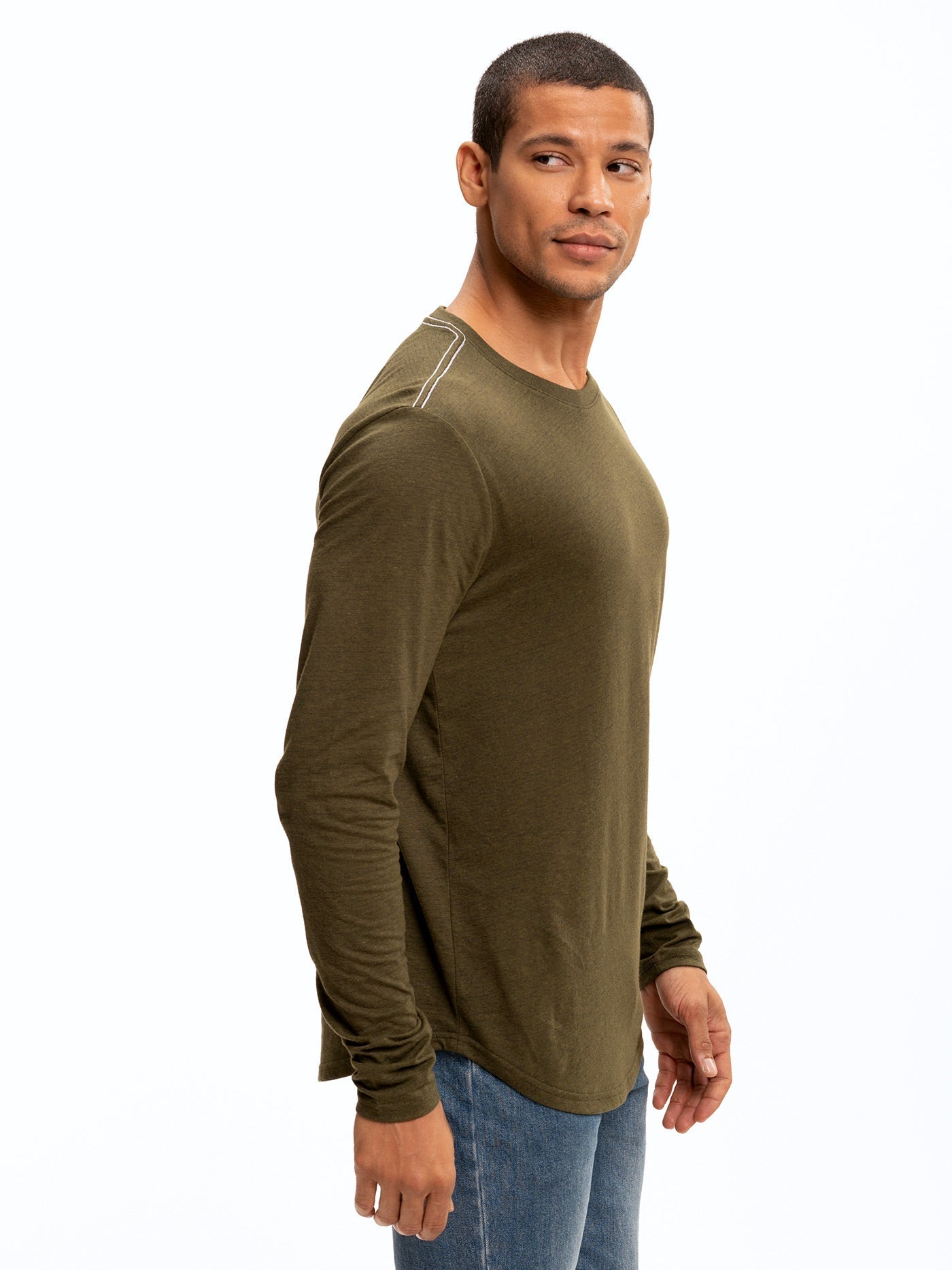 Kye Triblend Long Sleeve Crew