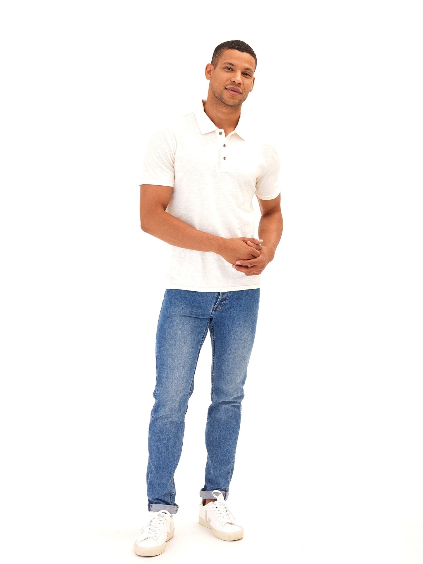 Slub Jersey Polo