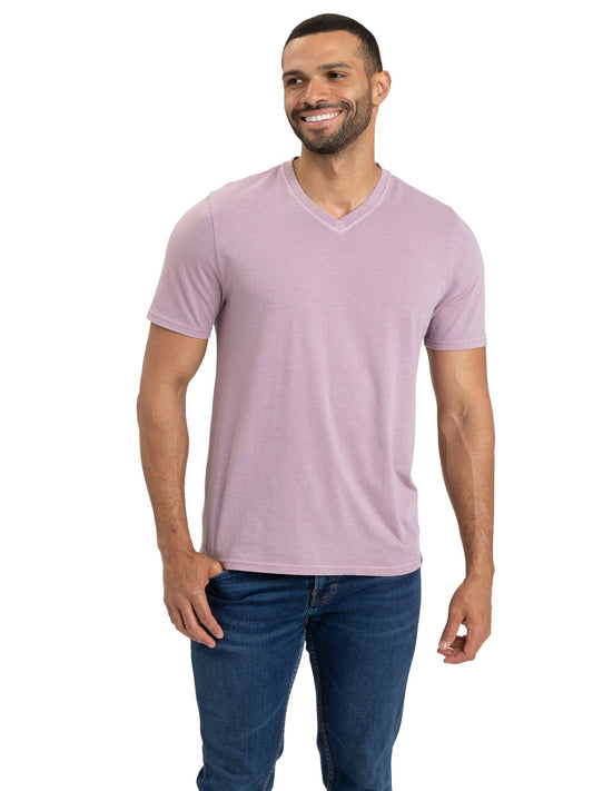 Mineral Wash Jersey V-Neck Tee