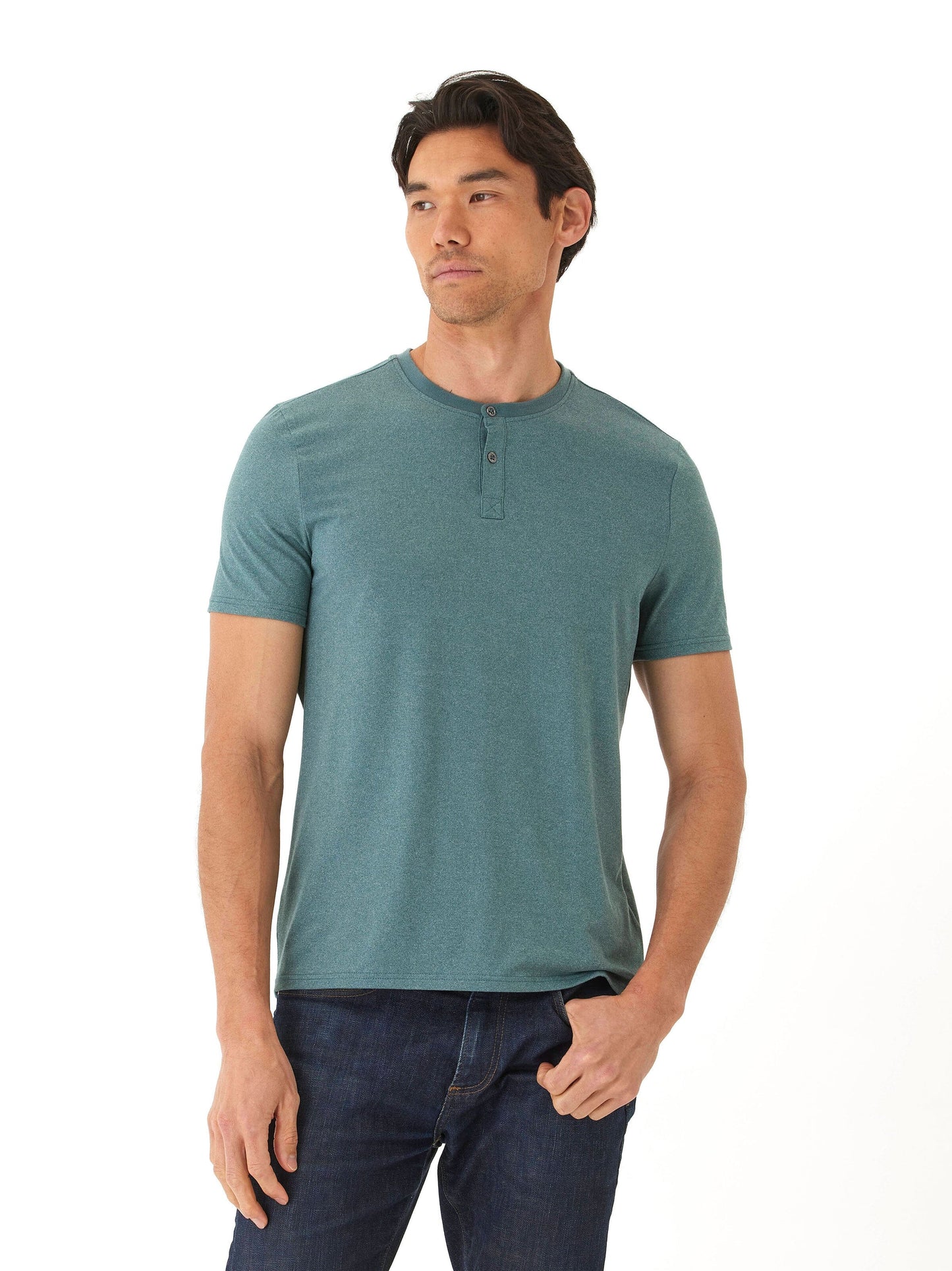 Frederick Luxe Jersey 2 Button Henley