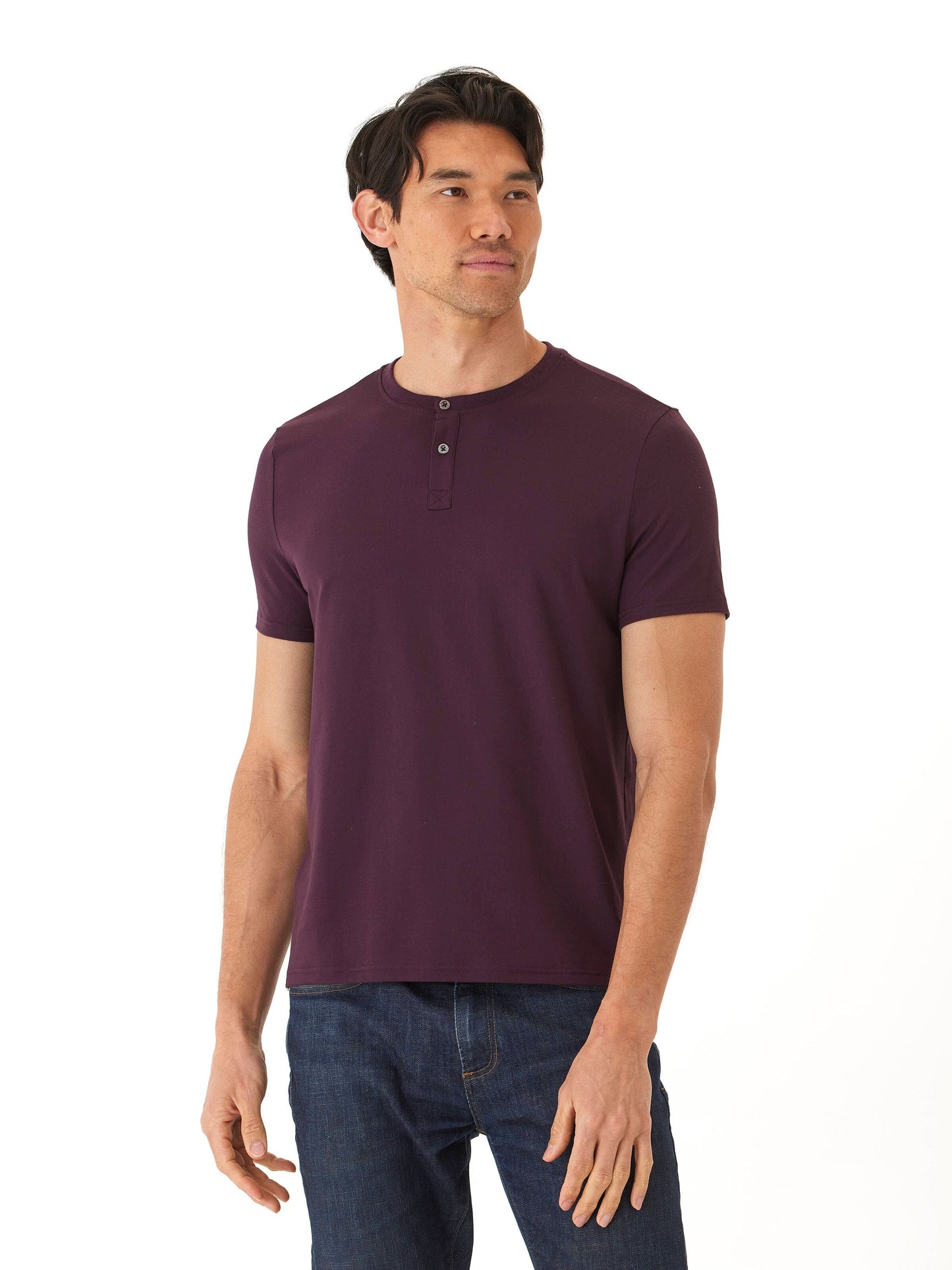 Frederick Luxe Jersey 2 Button Henley