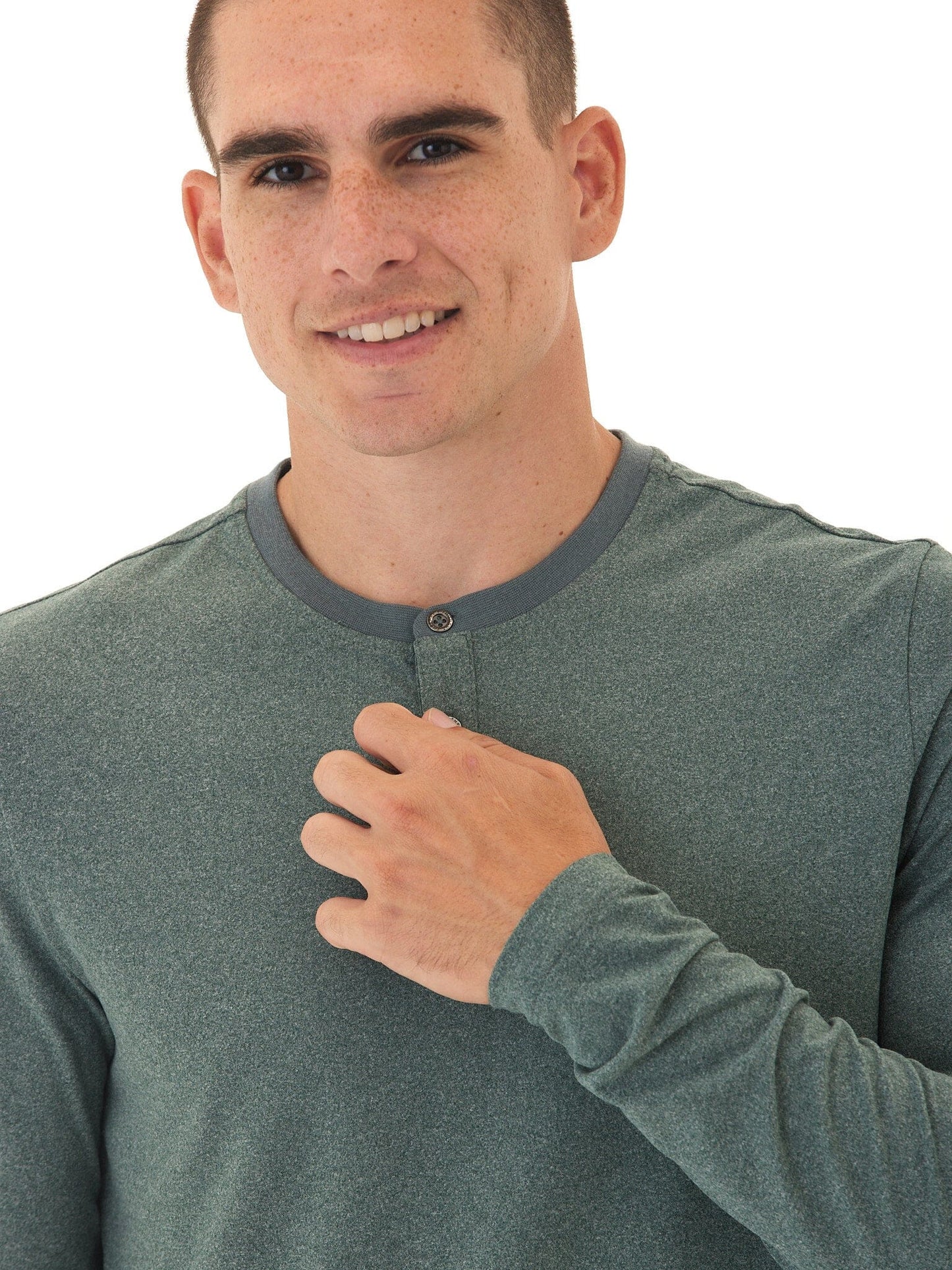 Frederick Luxe Jersey Long Sleeve Henley