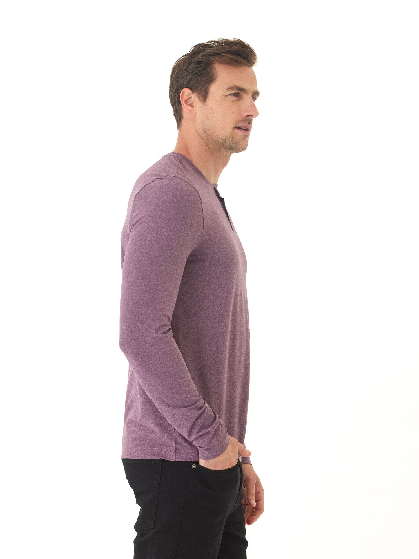 Frederick Luxe Jersey Long Sleeve Henley