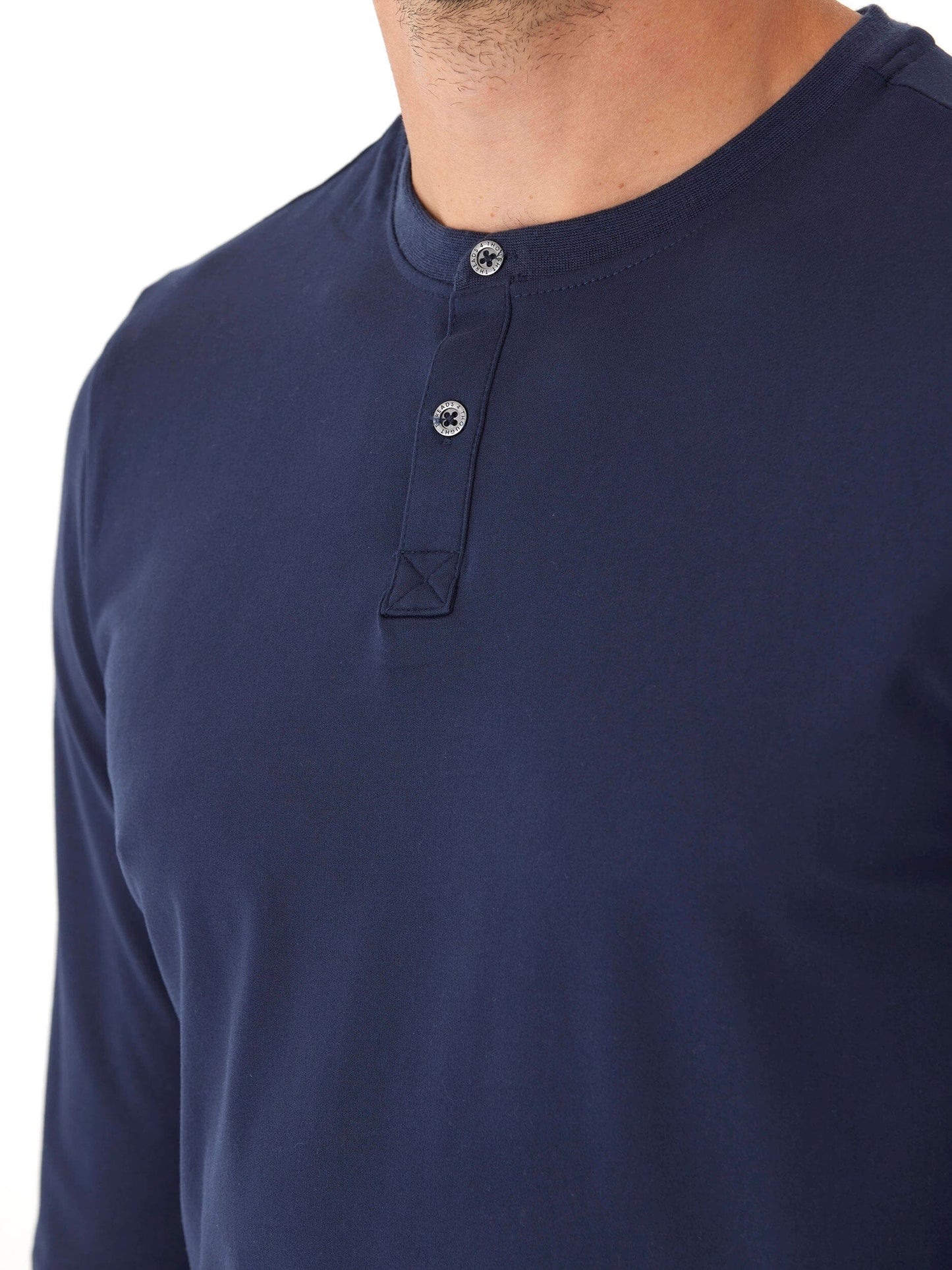 Frederick Luxe Jersey Long Sleeve Henley