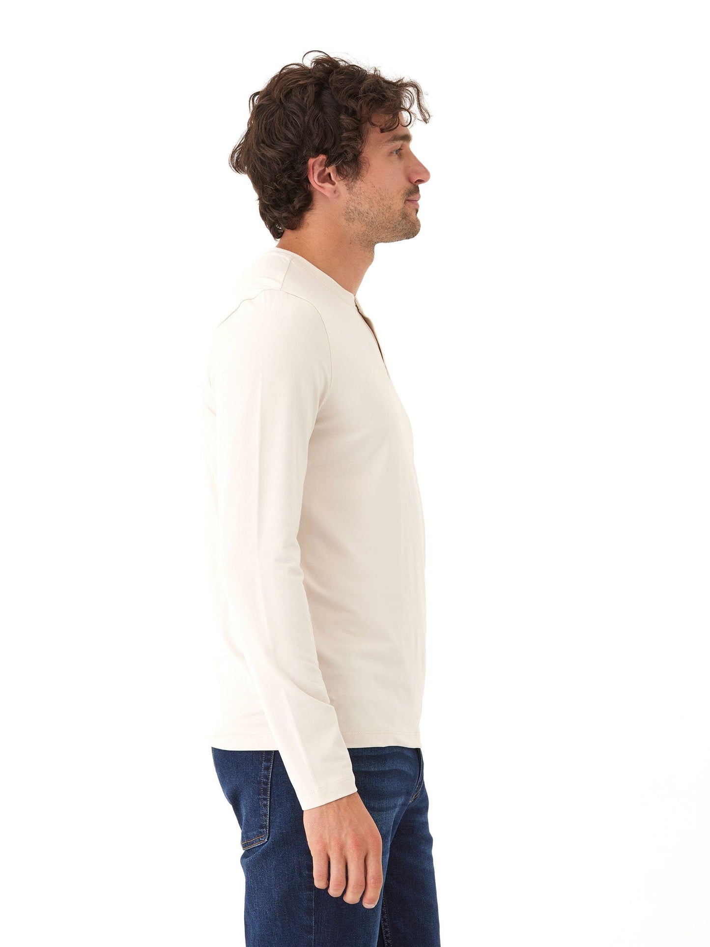 Frederick Luxe Jersey Long Sleeve Henley