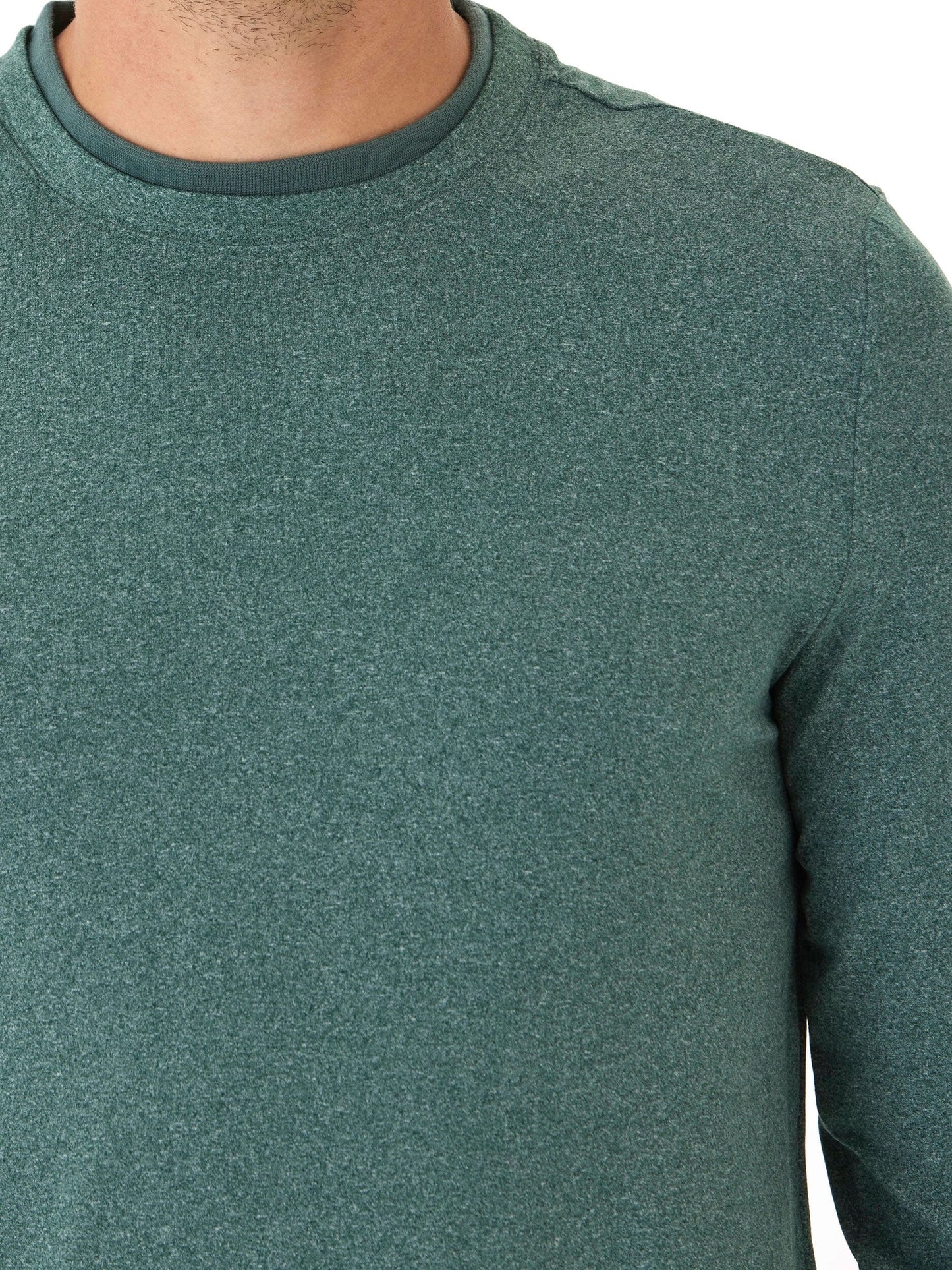 Parker Luxe Jersey Double Rib Long Sleeve Crew
