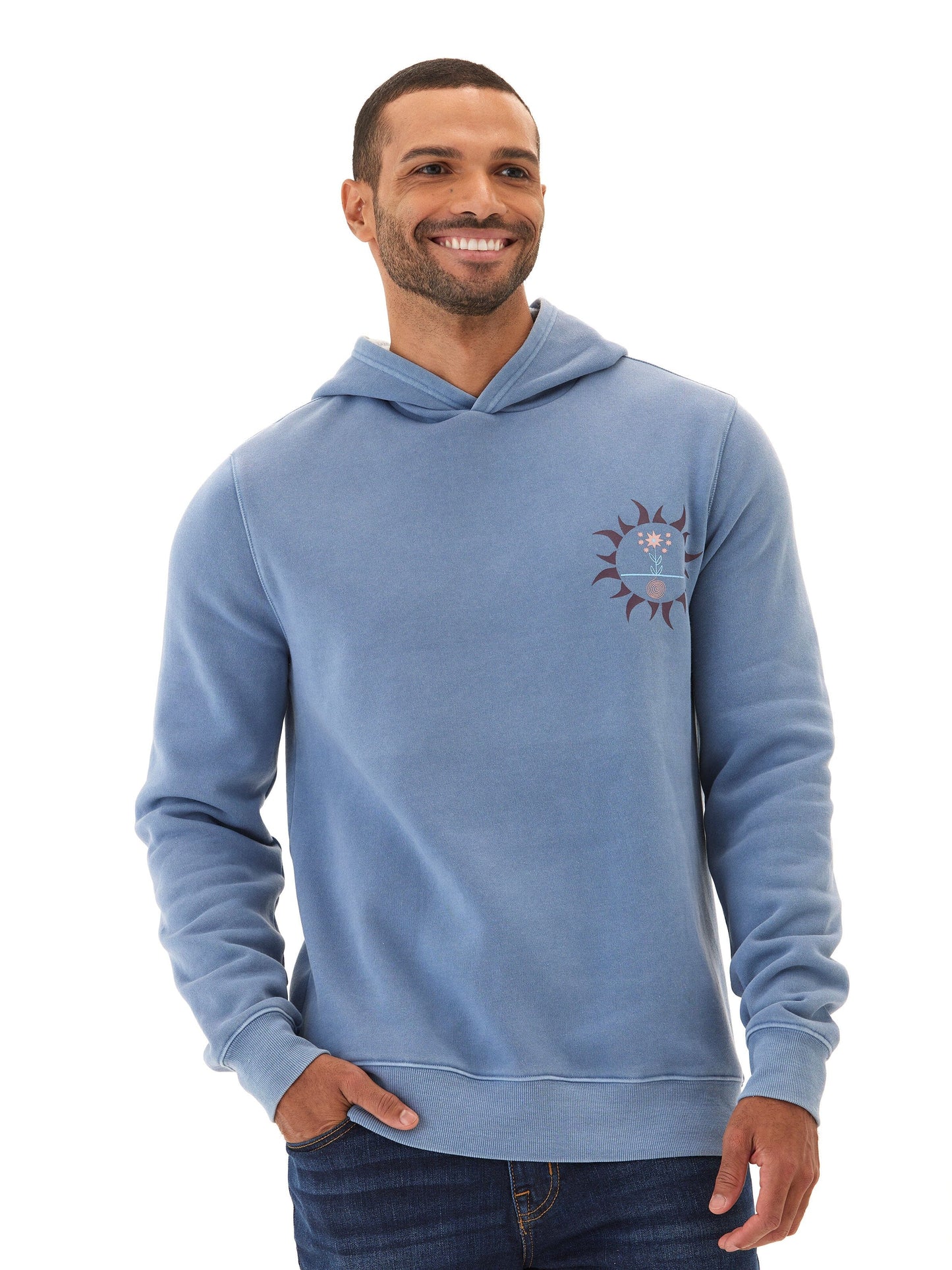 Mineral Wash Graphic Hoodie