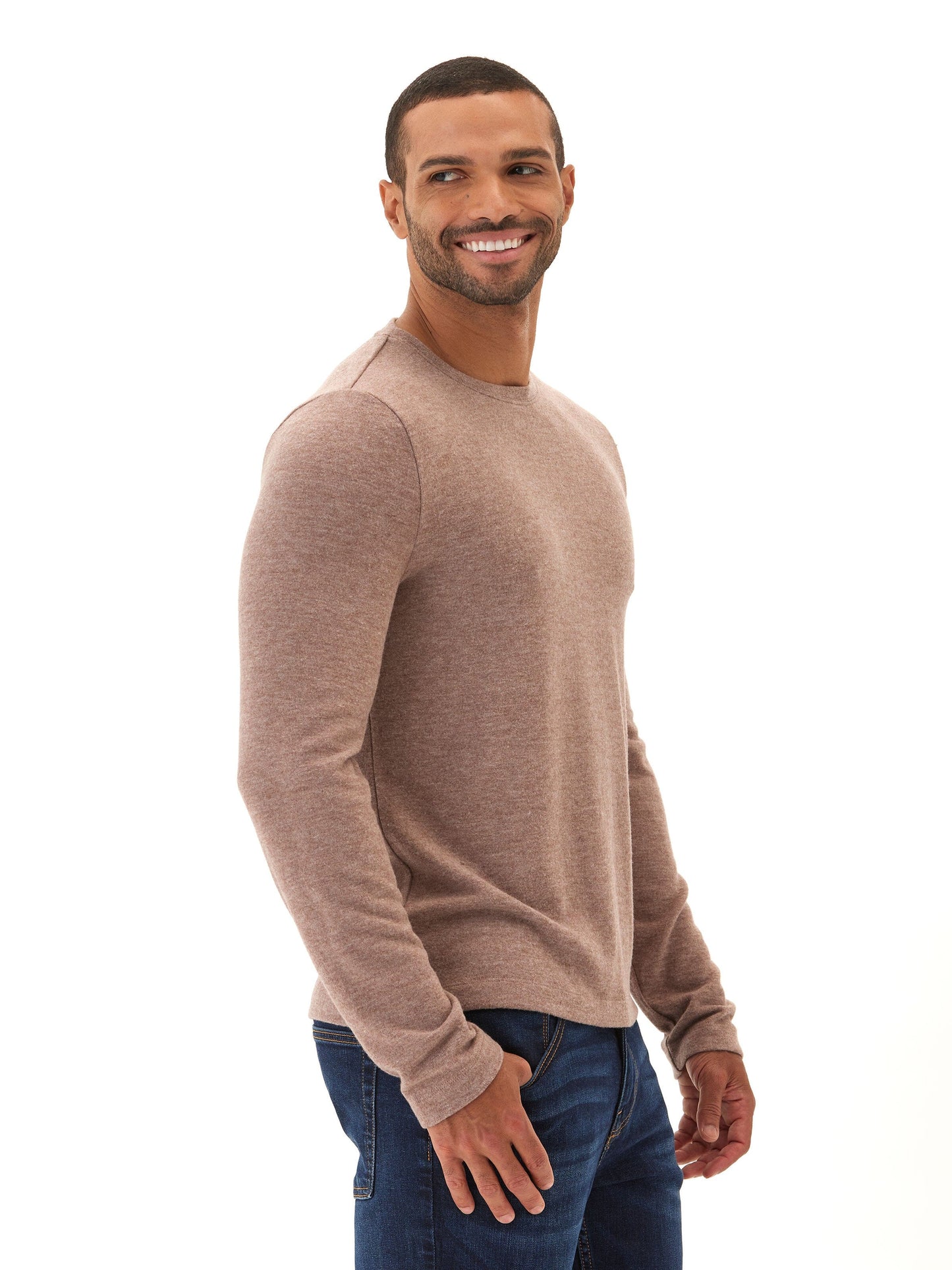 Gill Sweater Knit Long Sleeve Tee