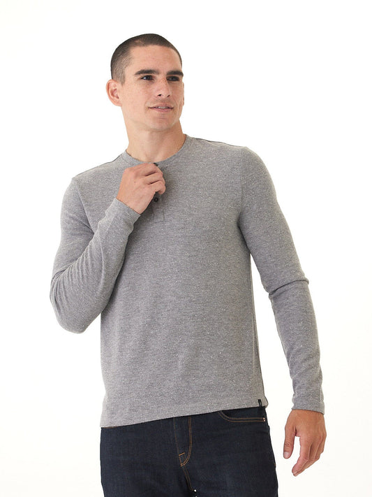 Elias Sweater Knit Long Sleeve Henley