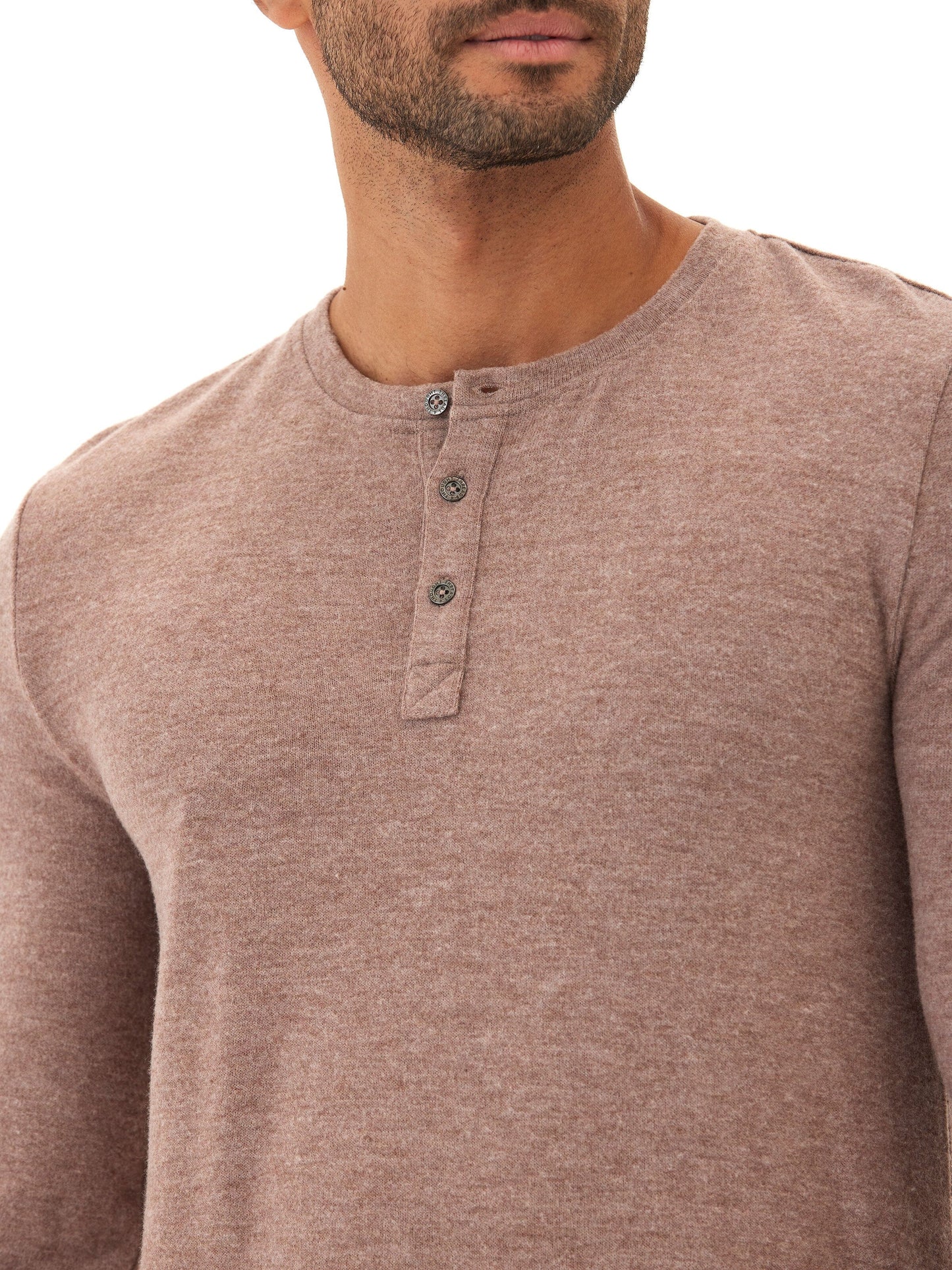 Elias Sweater Knit Long Sleeve Henley