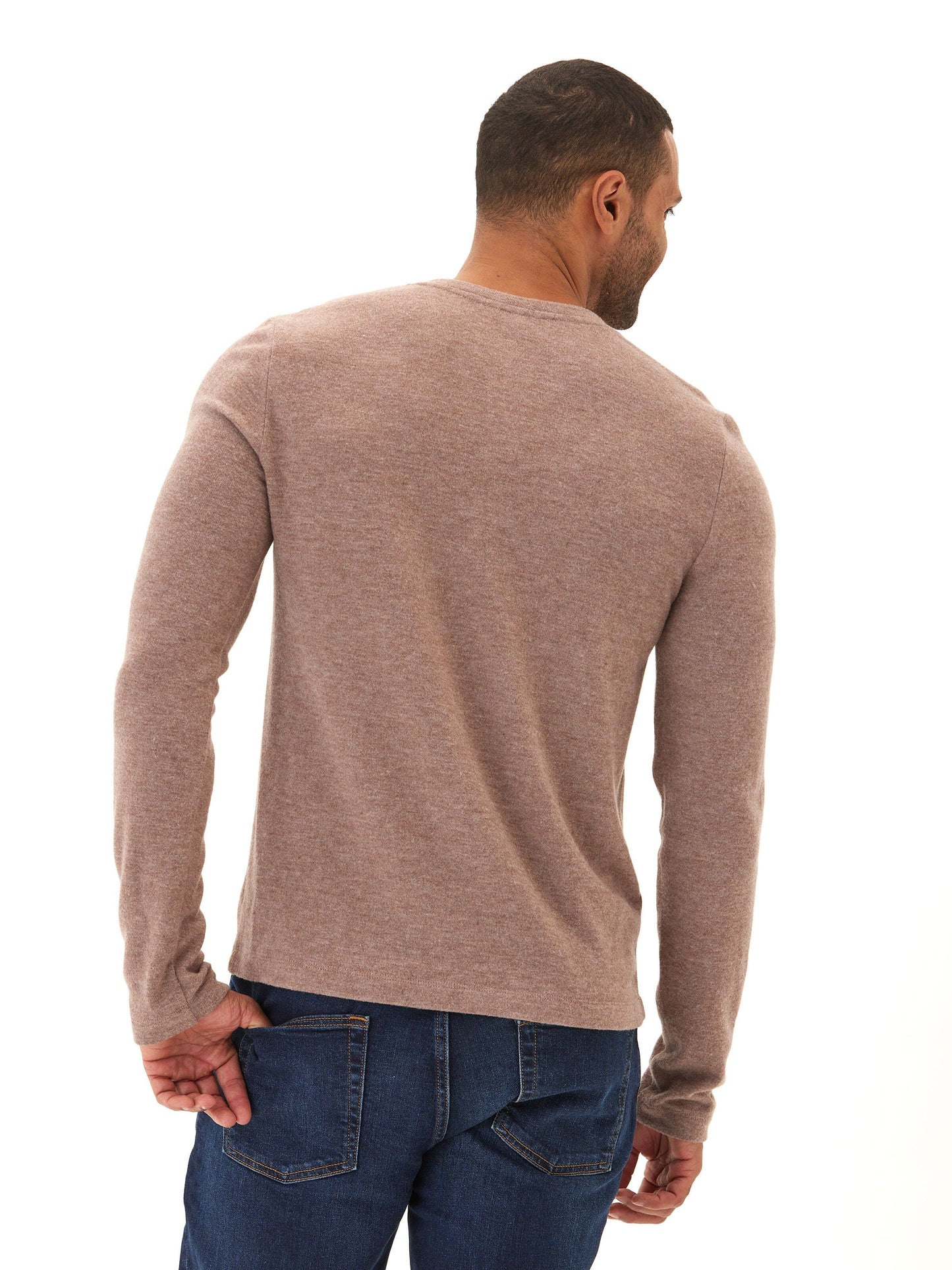 Elias Sweater Knit Long Sleeve Henley