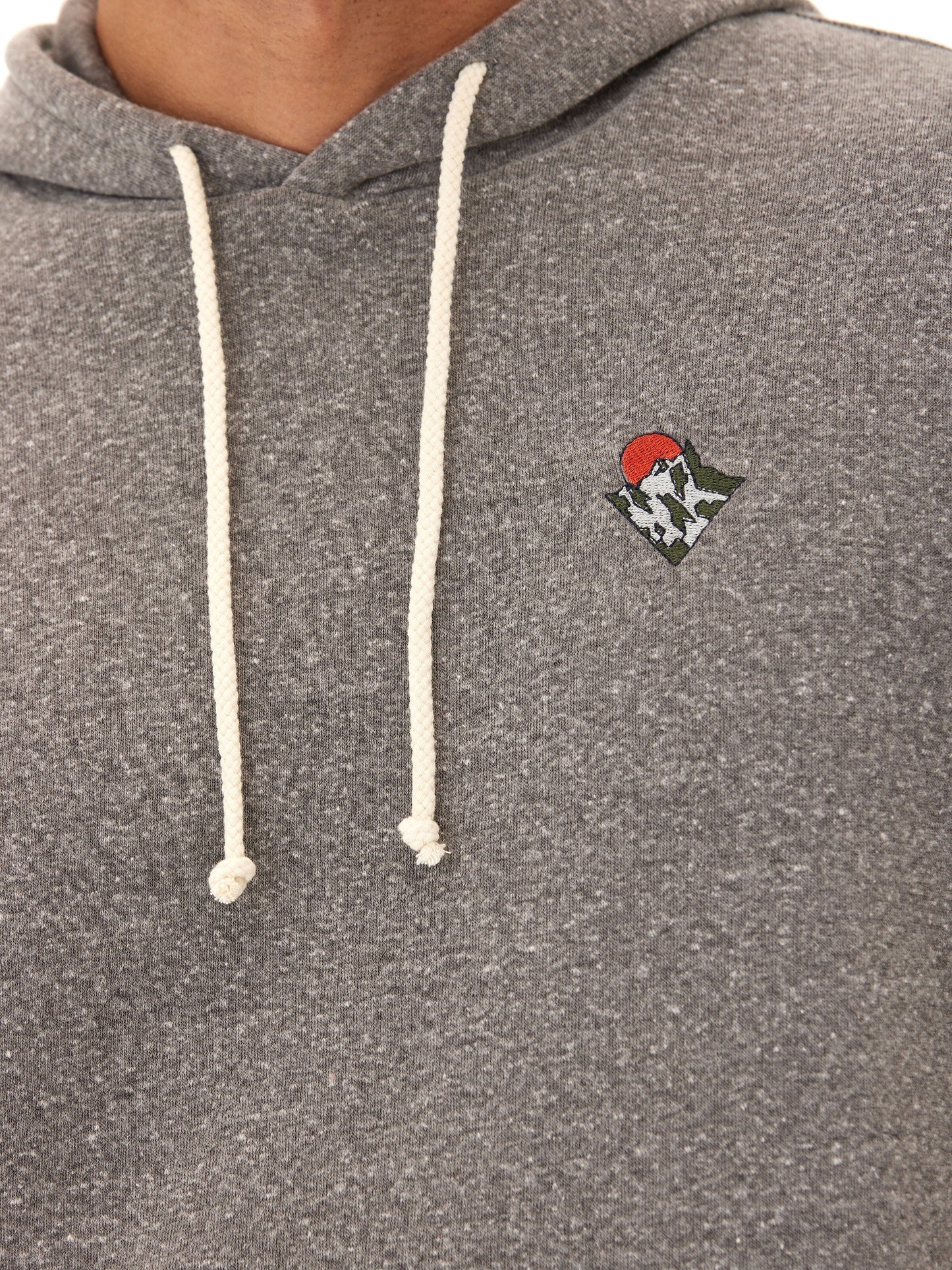 Embroidered Triblend Fleece Hoodie