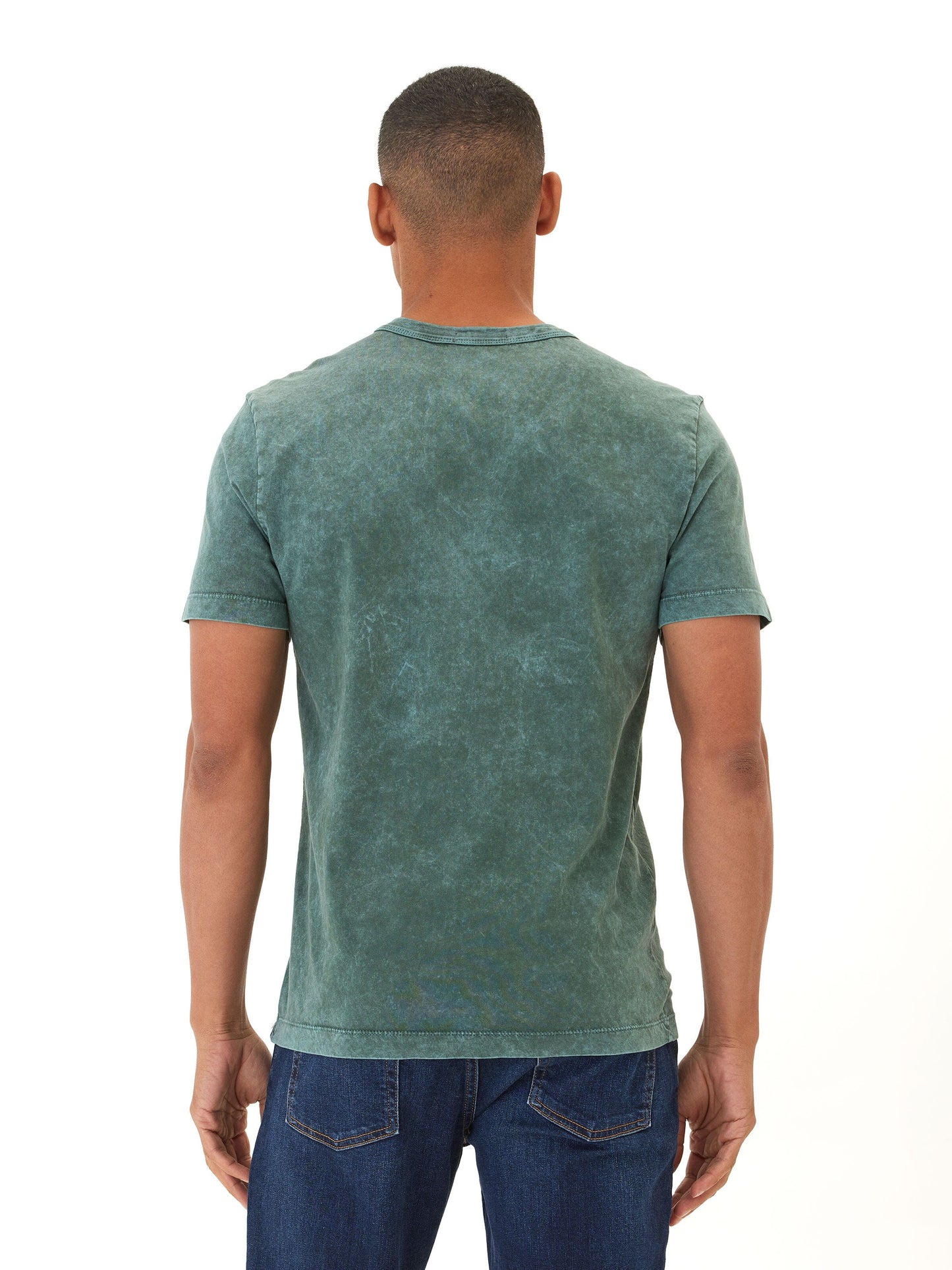 Shawn Mineral Wash Eco Cotton Jersey Crew Tee