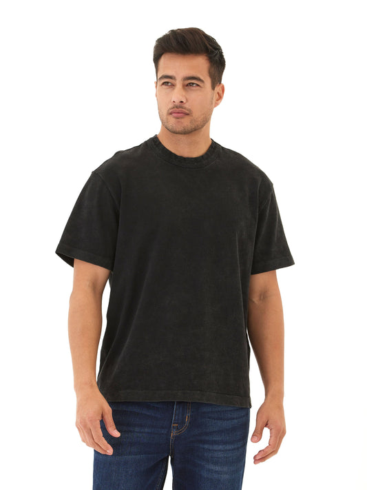 Johnny Relaxed Fit Mineral Wash Jersey Tee