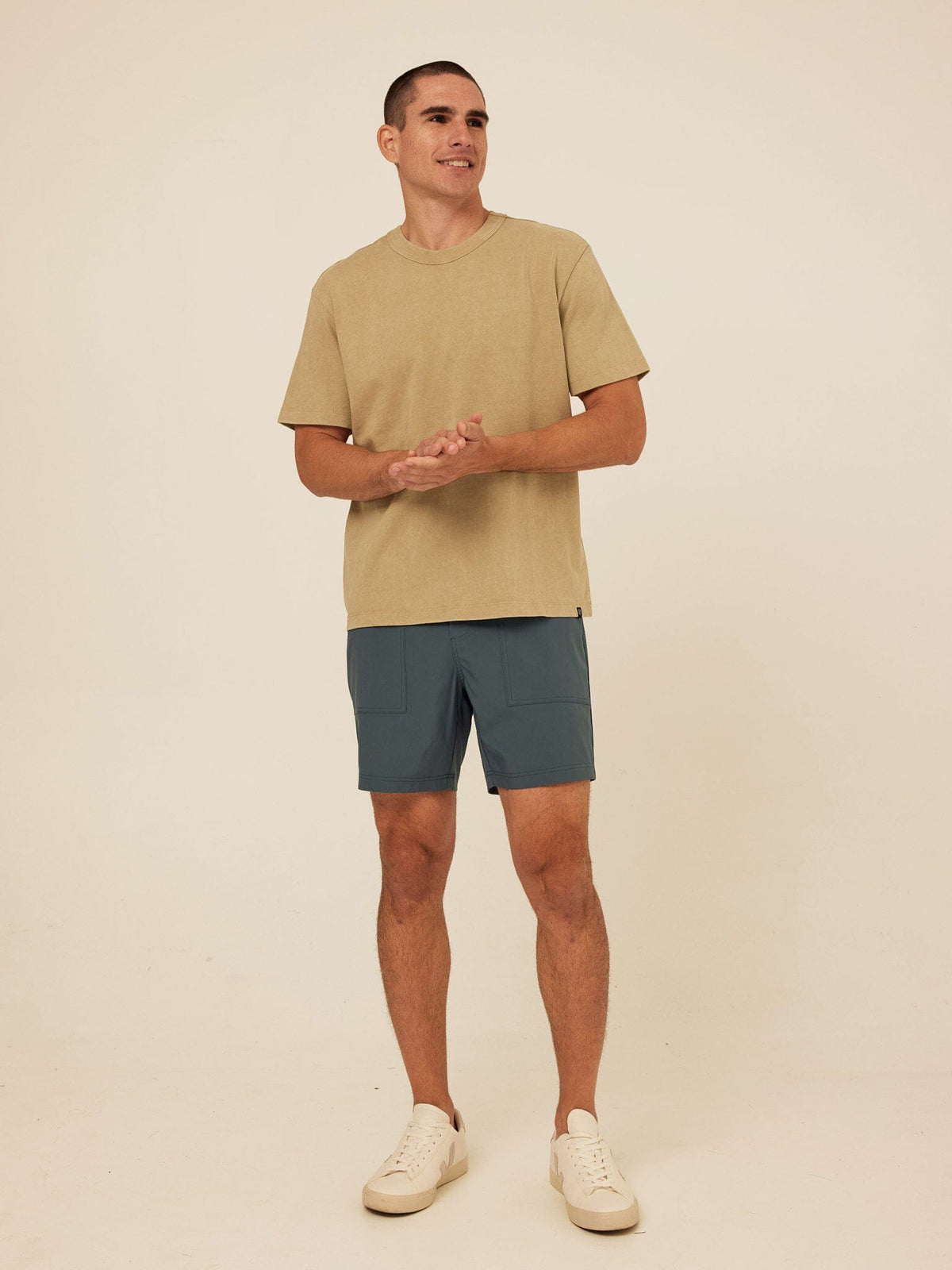 Johnny Relaxed Fit Mineral Wash Jersey Tee