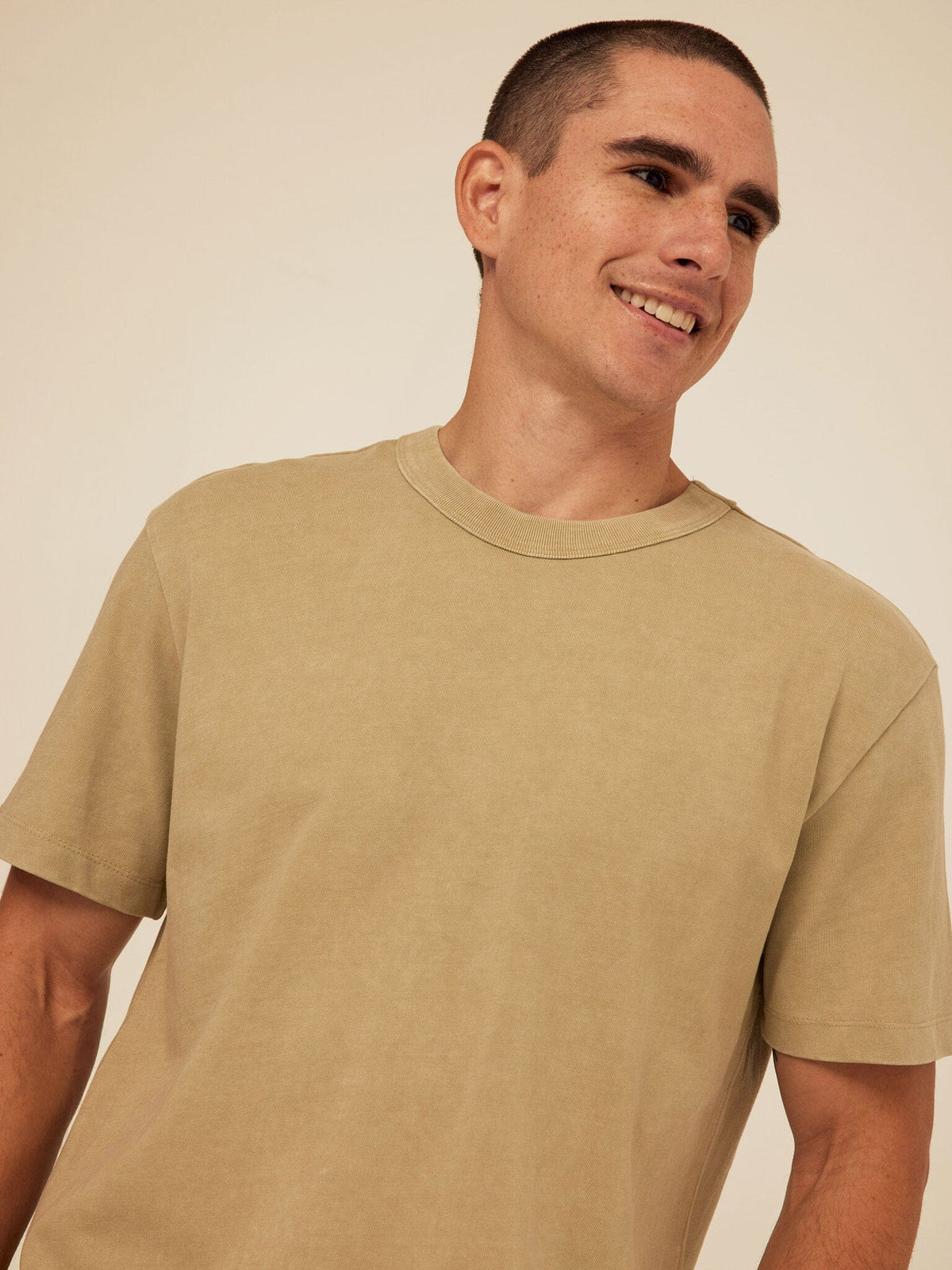 Johnny Relaxed Fit Mineral Wash Jersey Tee