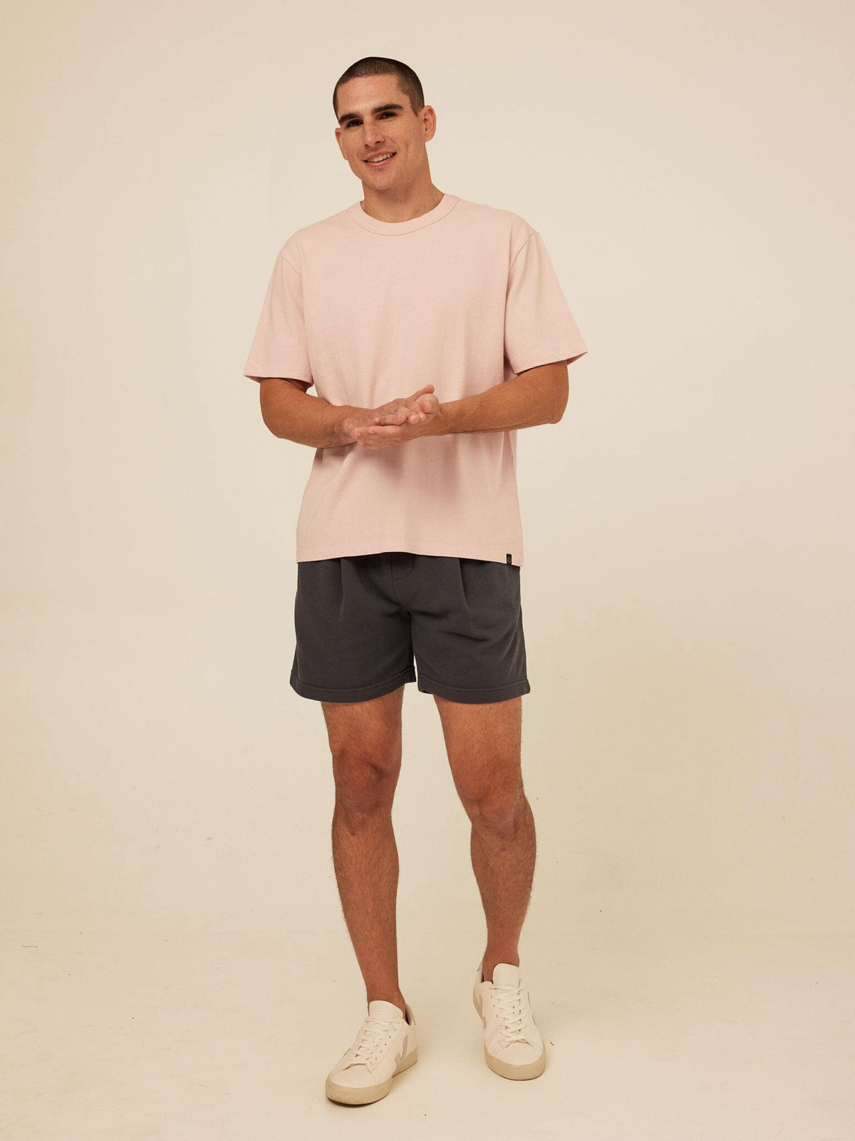 Johnny Relaxed Fit Mineral Wash Jersey Tee