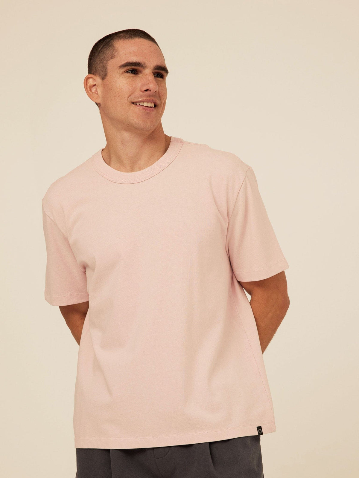 Johnny Relaxed Fit Mineral Wash Jersey Tee