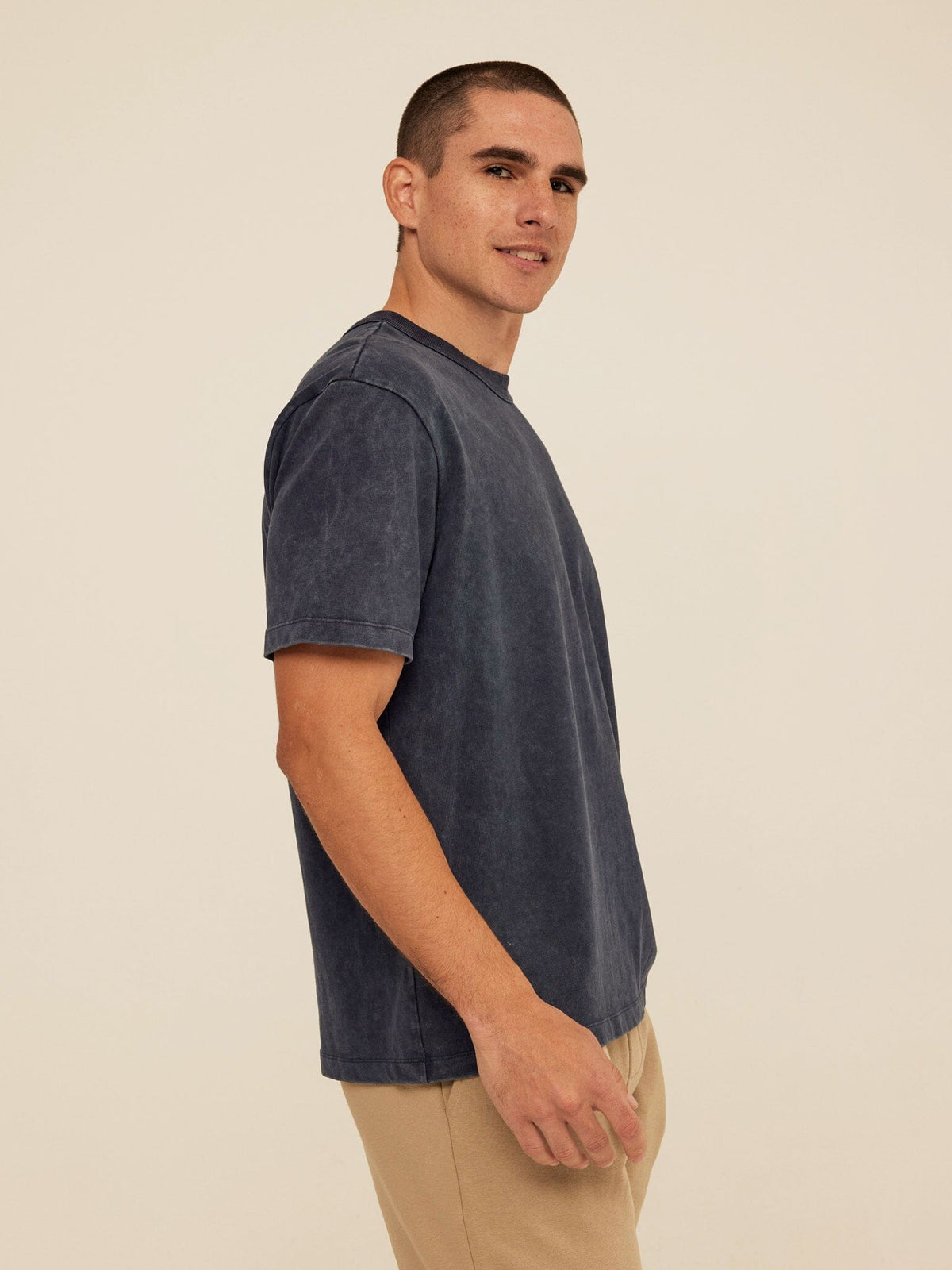 Johnny Relaxed Fit Mineral Wash Jersey Tee