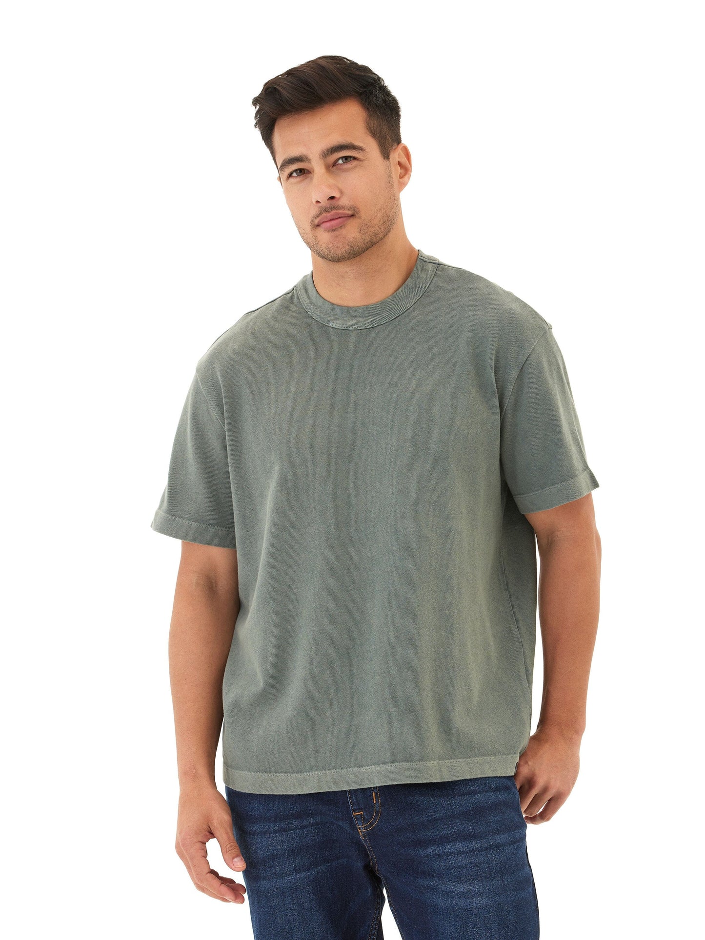 Johnny Relaxed Fit Mineral Wash Jersey Tee