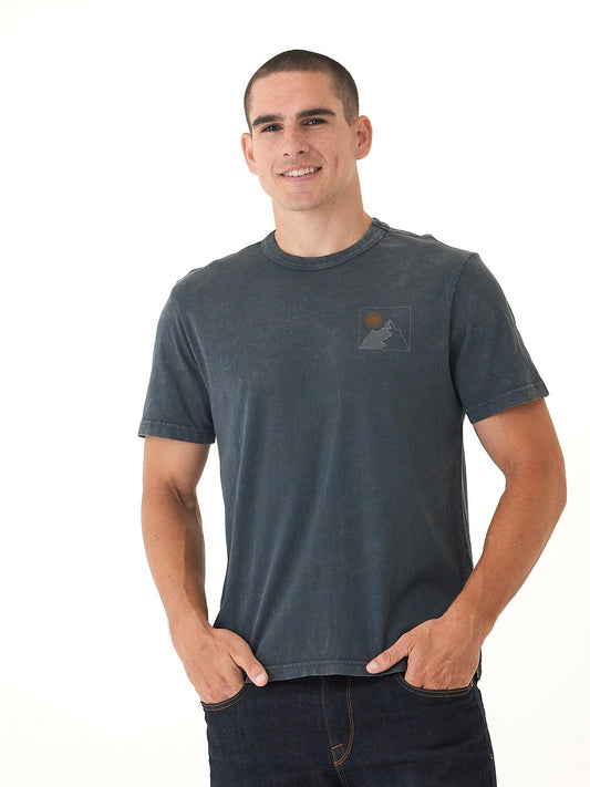 Mineral Wash Sunny Mountain Top Graphic Tee