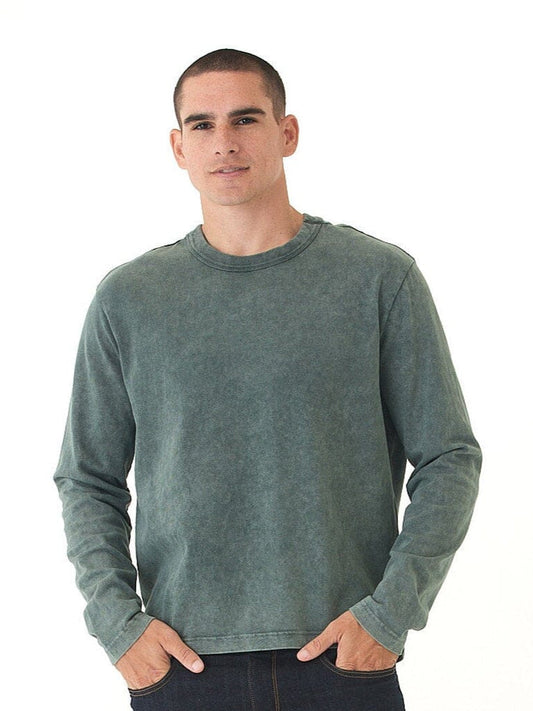 Johnny Relaxed Fit Mineral Wash Mediumweight Jersey Long Sleeve Tee