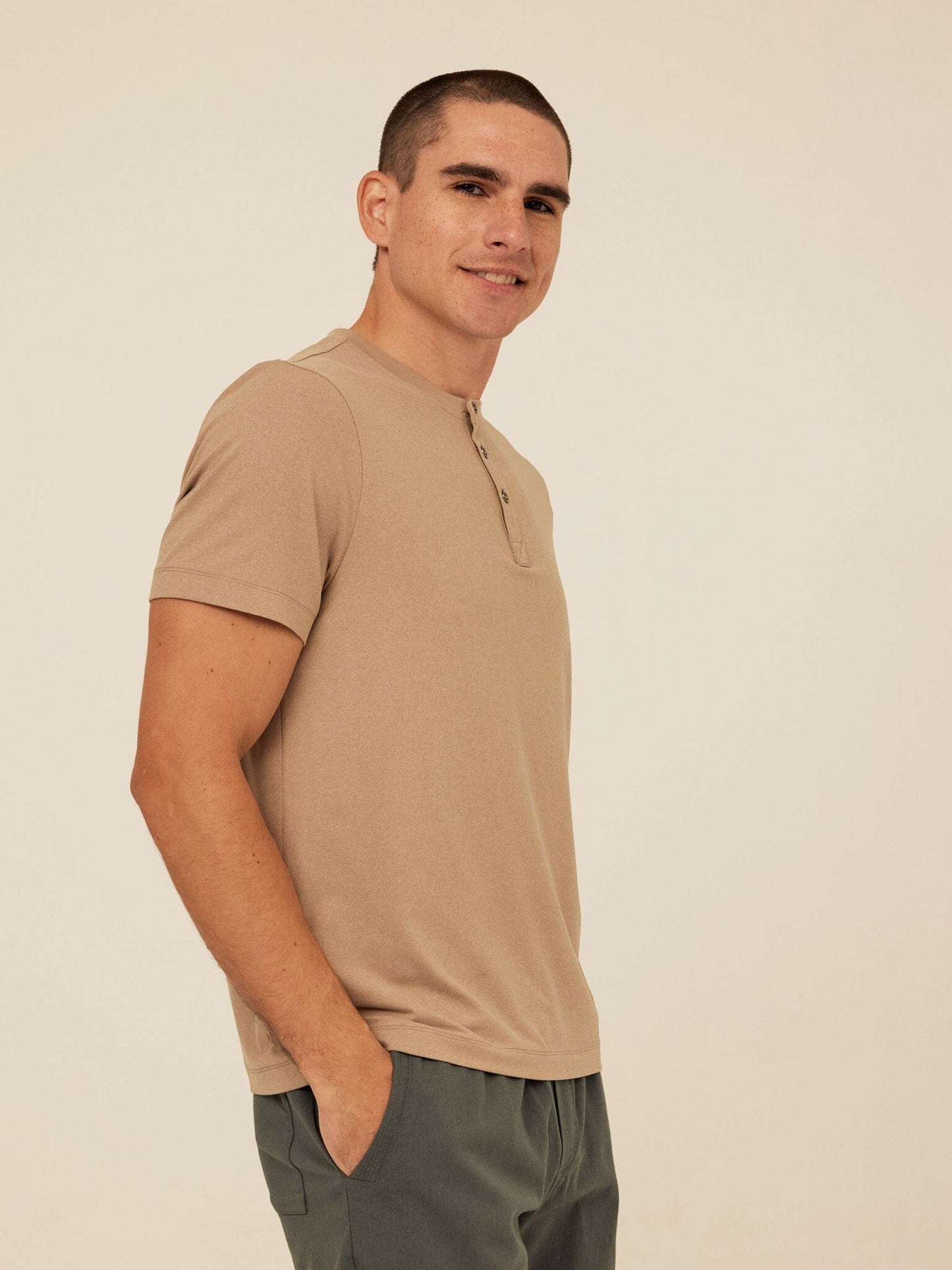 Shayne Luxe Jersey Henley