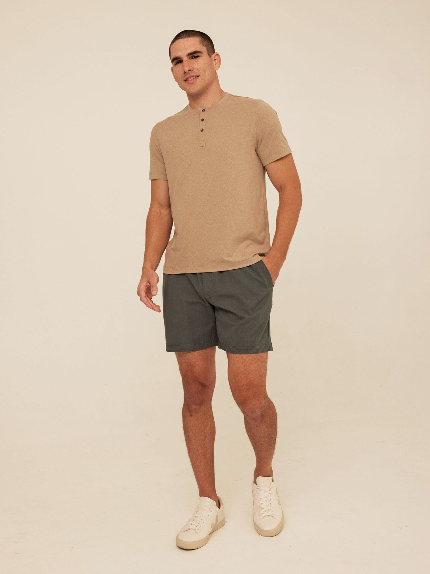 Shayne Luxe Jersey Henley