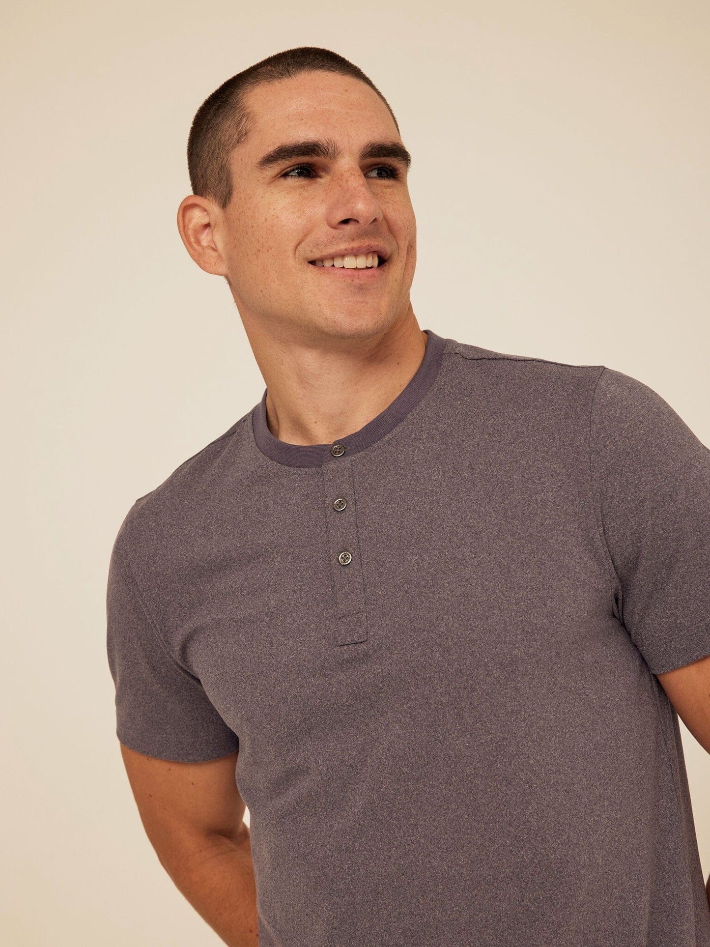 Shayne Luxe Jersey Henley