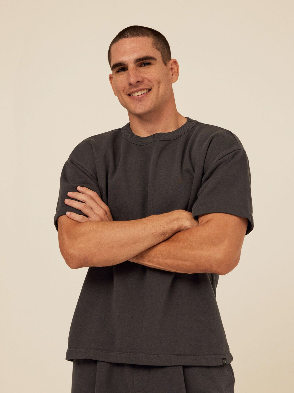 Maxwell Cotton Blend Terry Relaxed Tee