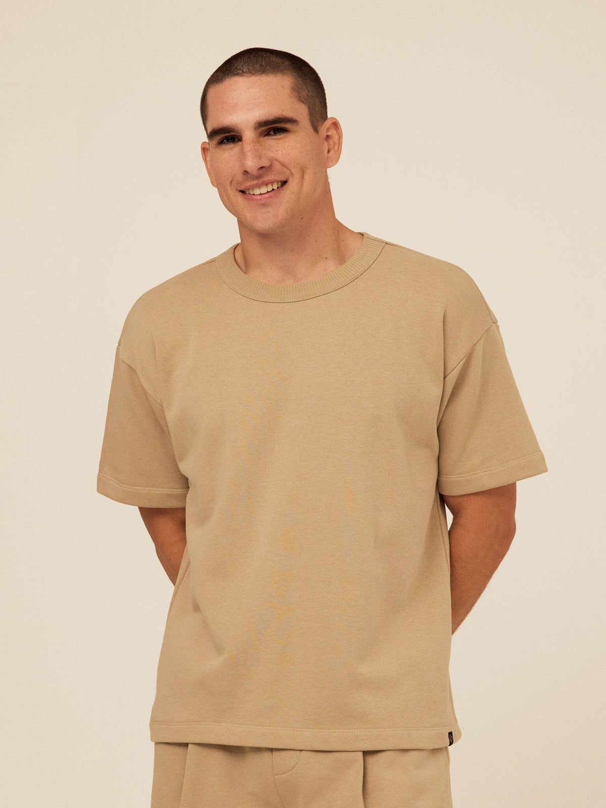 Maxwell Cotton Blend Terry Relaxed Tee