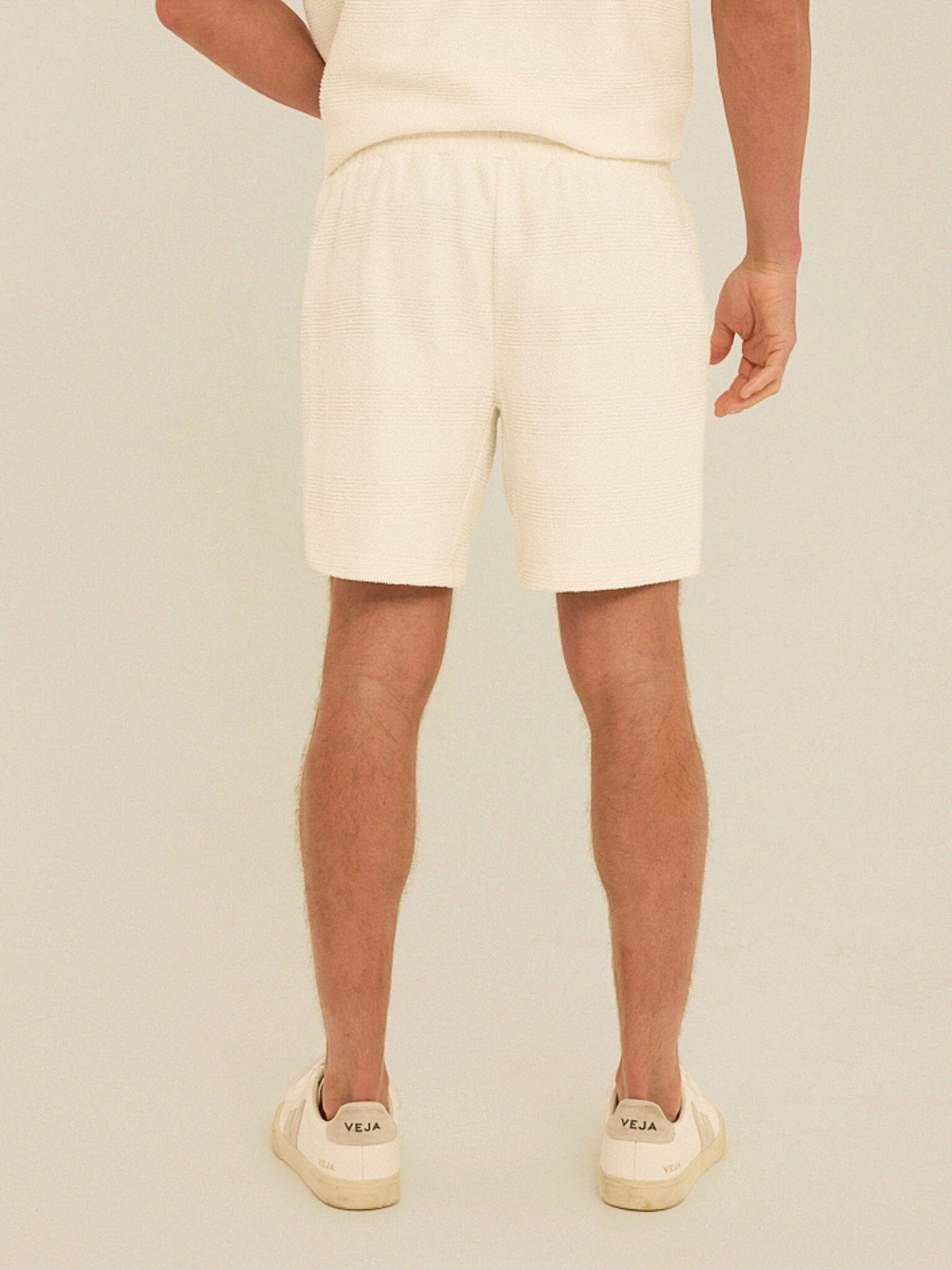 Wayne Jacquard Stripe Knit Short