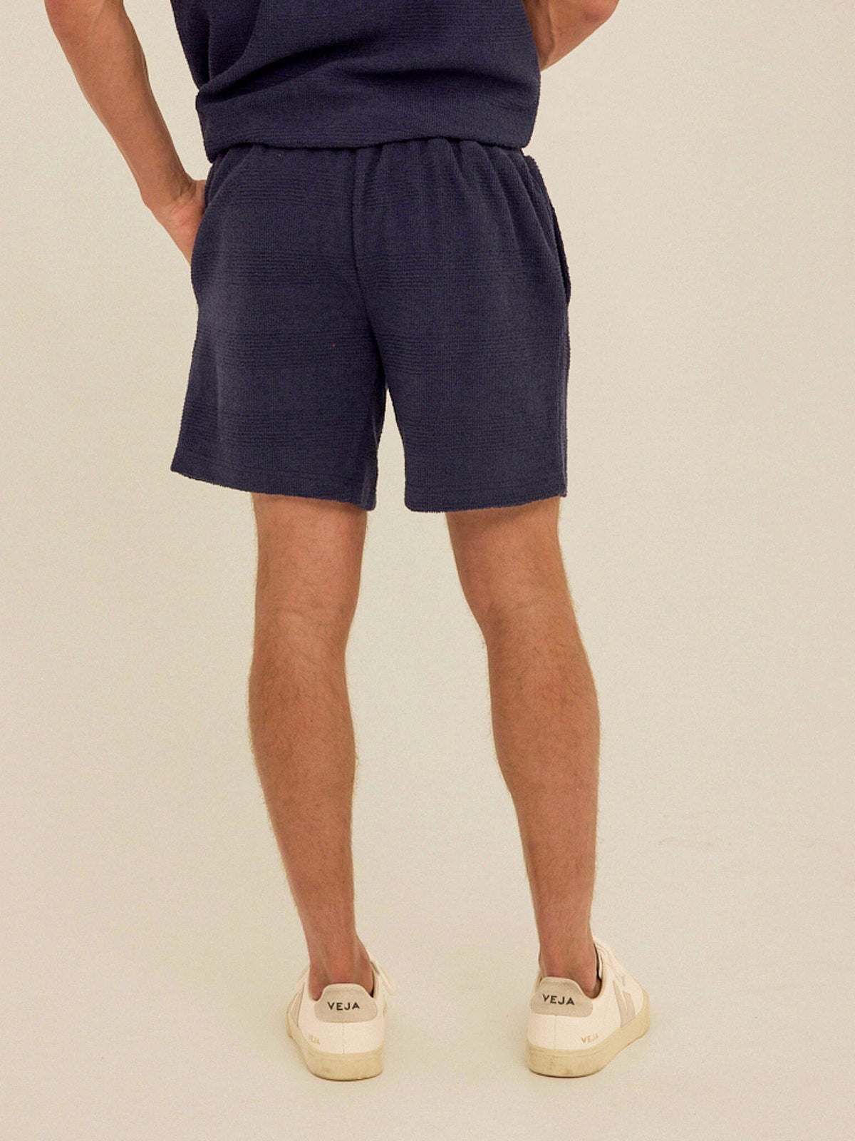 Wayne Jacquard Stripe Knit Short