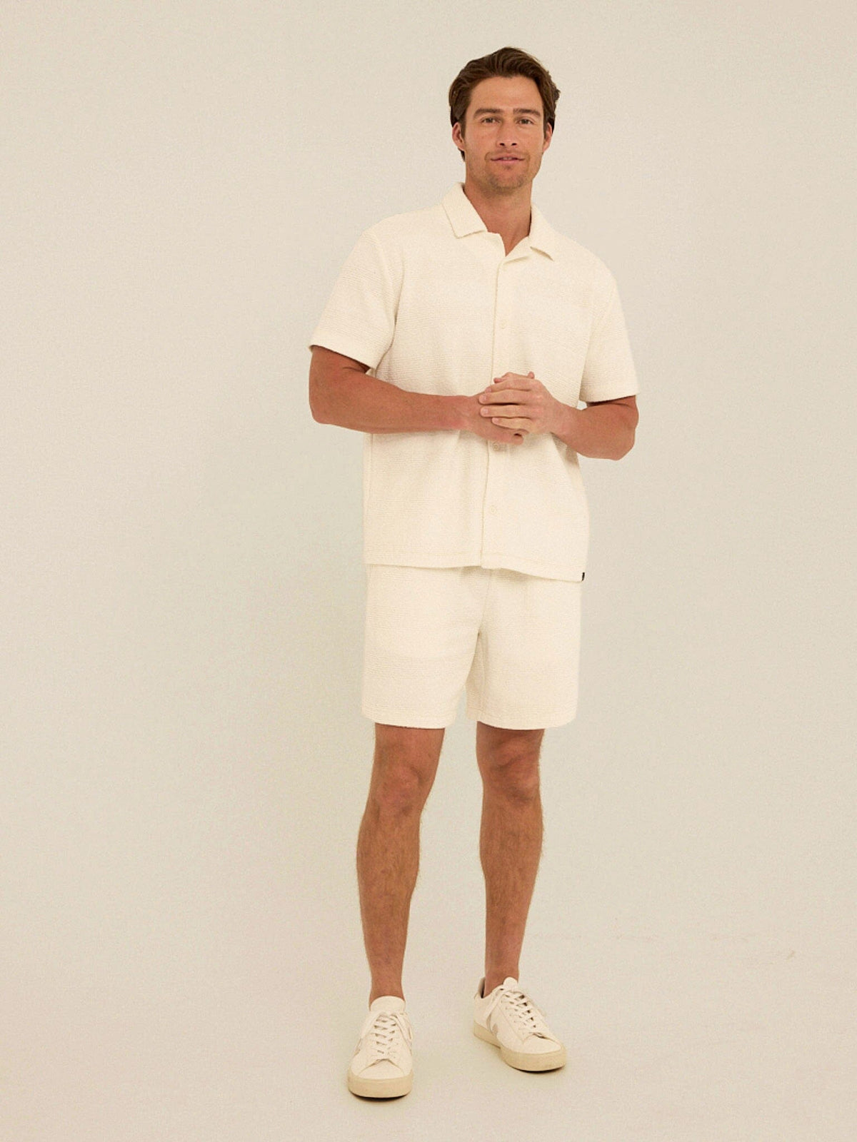 Wayne Jacquard Stripe Knit Short